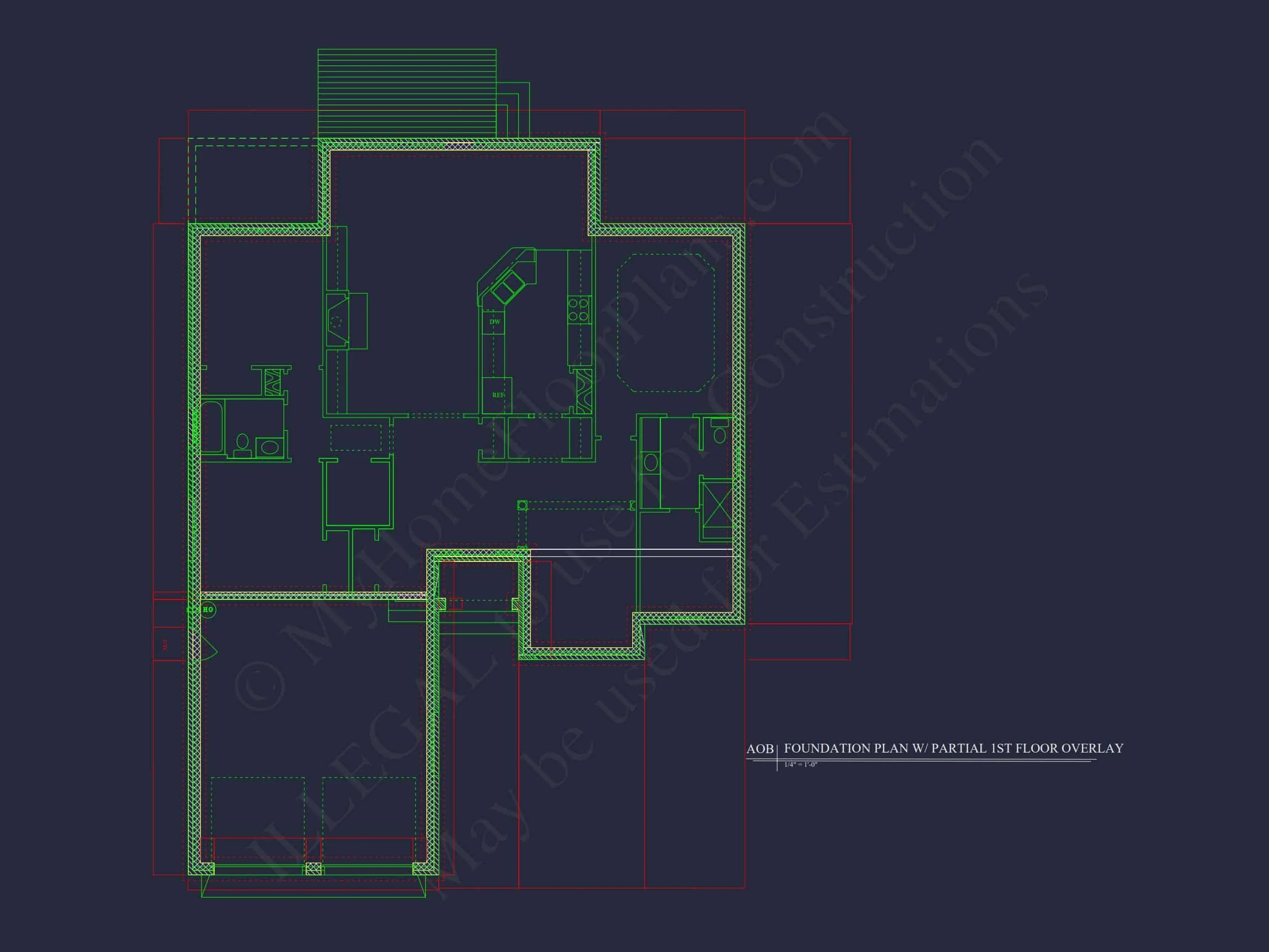 8-1989 HOUSE PLAN - Craftsman House Floor Plan: 1, 943 Sq Ft with CAD Designs 15 Craftsman house Floor Plan: 1, 943 Sq Ft with CAD Designs