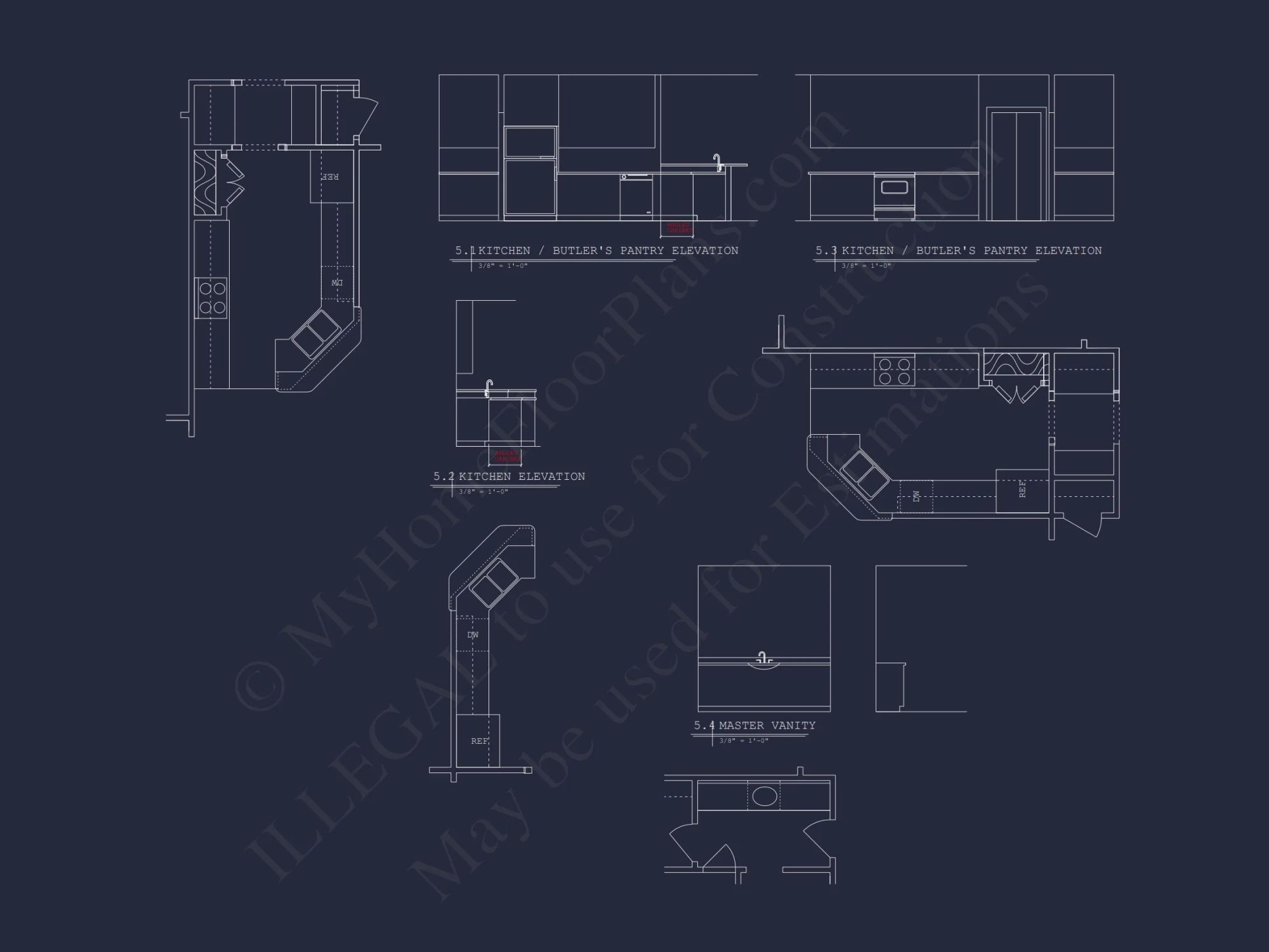 Craftsman house Floor Plan: 1, 943 Sq Ft with CAD Designs