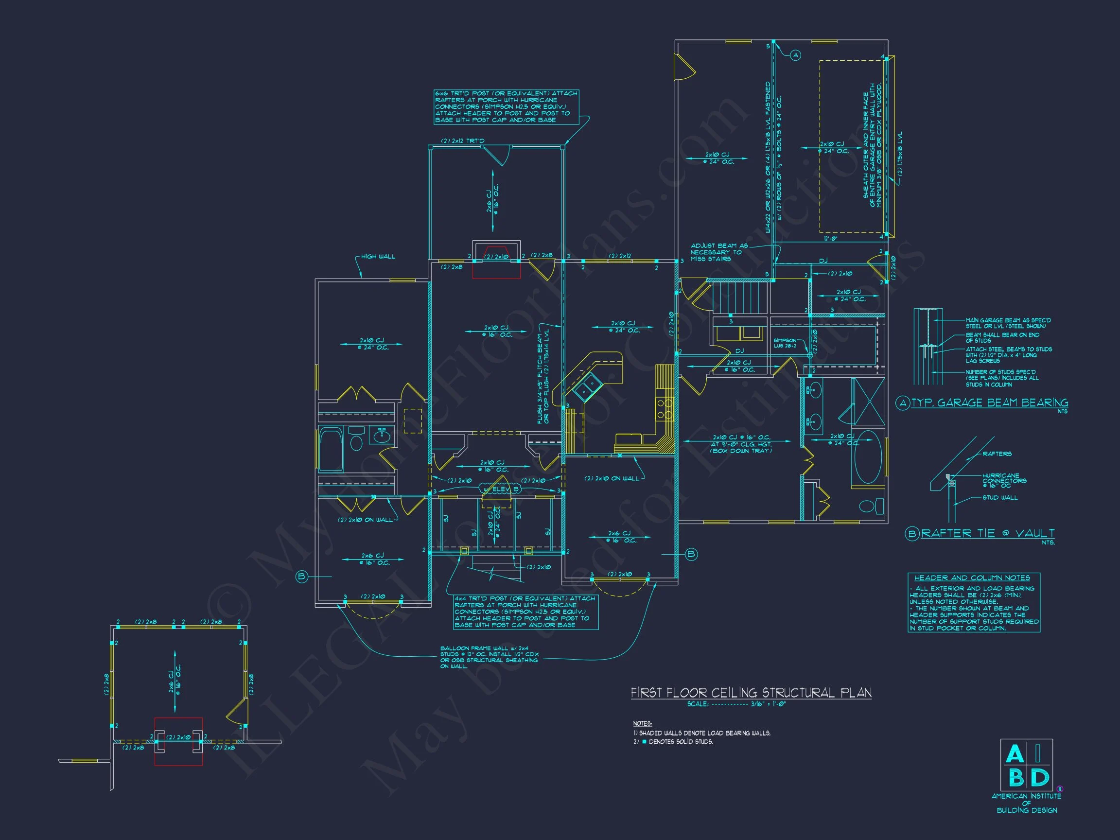 8-1967 HOUSE PLAN - Stunning 2-Story House Plan with CAD Blueprint & Designs 11 Stunning 2-Story house Plan with CAD Blueprint & Designs