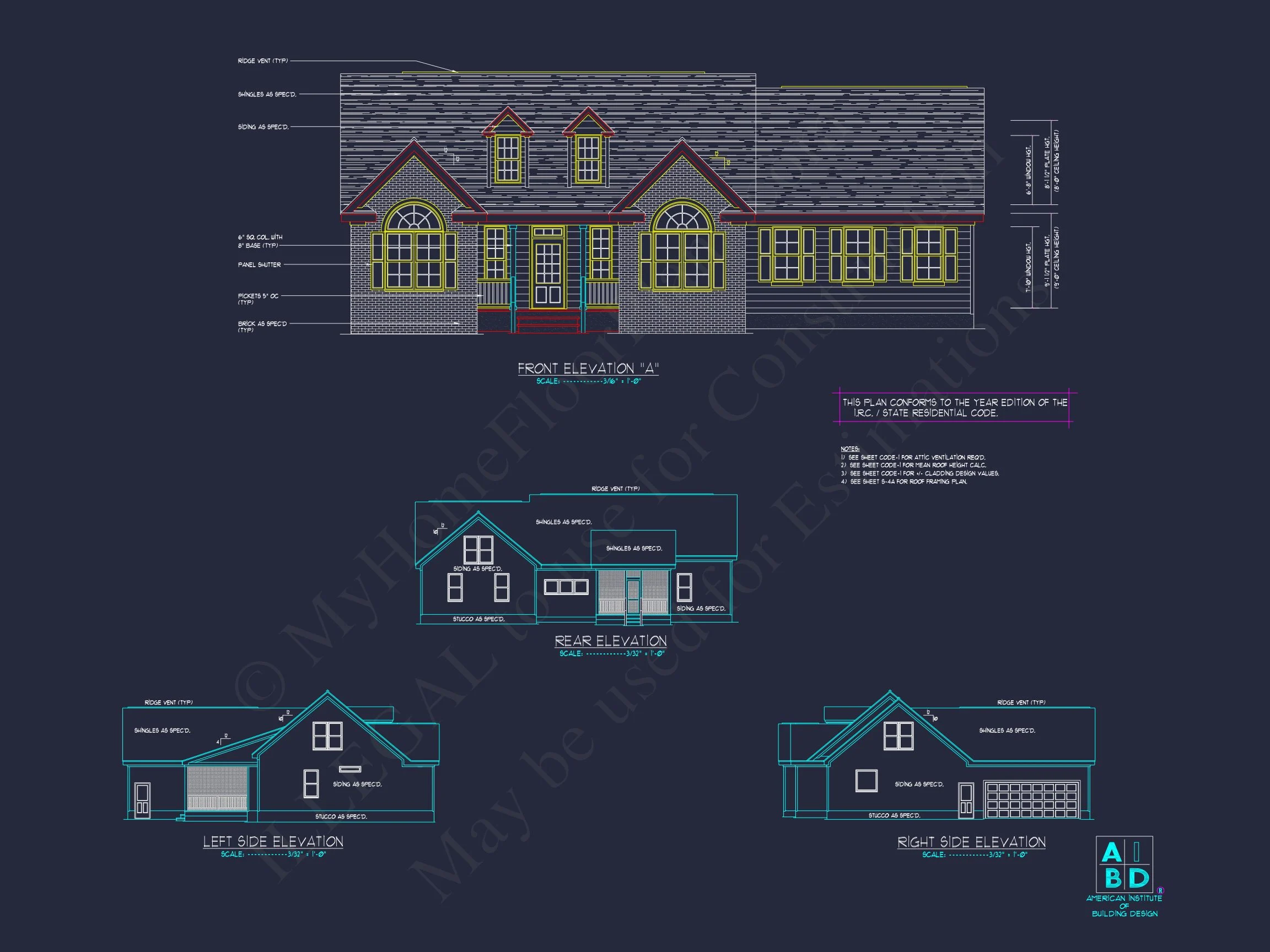 8-1967 HOUSE PLAN - Stunning 2-Story House Plan with CAD Blueprint & Designs 3 Stunning 2-Story house Plan with CAD Blueprint & Designs