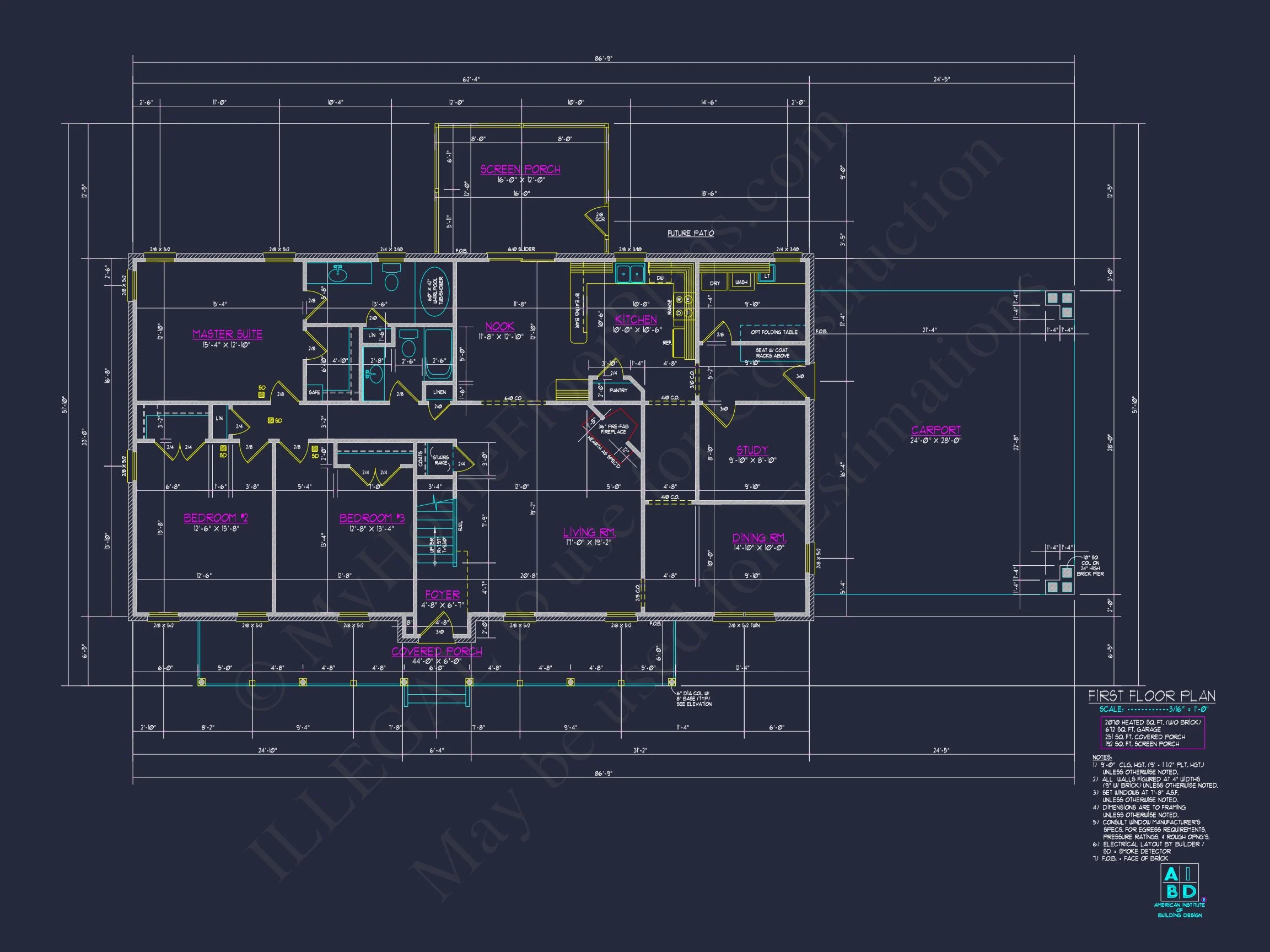 8-1686 HOUSE PLAN - Spacious 2-Story House Plan with CAD Designs & Blueprints 5 Spacious 2-Story house Plan with CAD Designs & Blueprints
