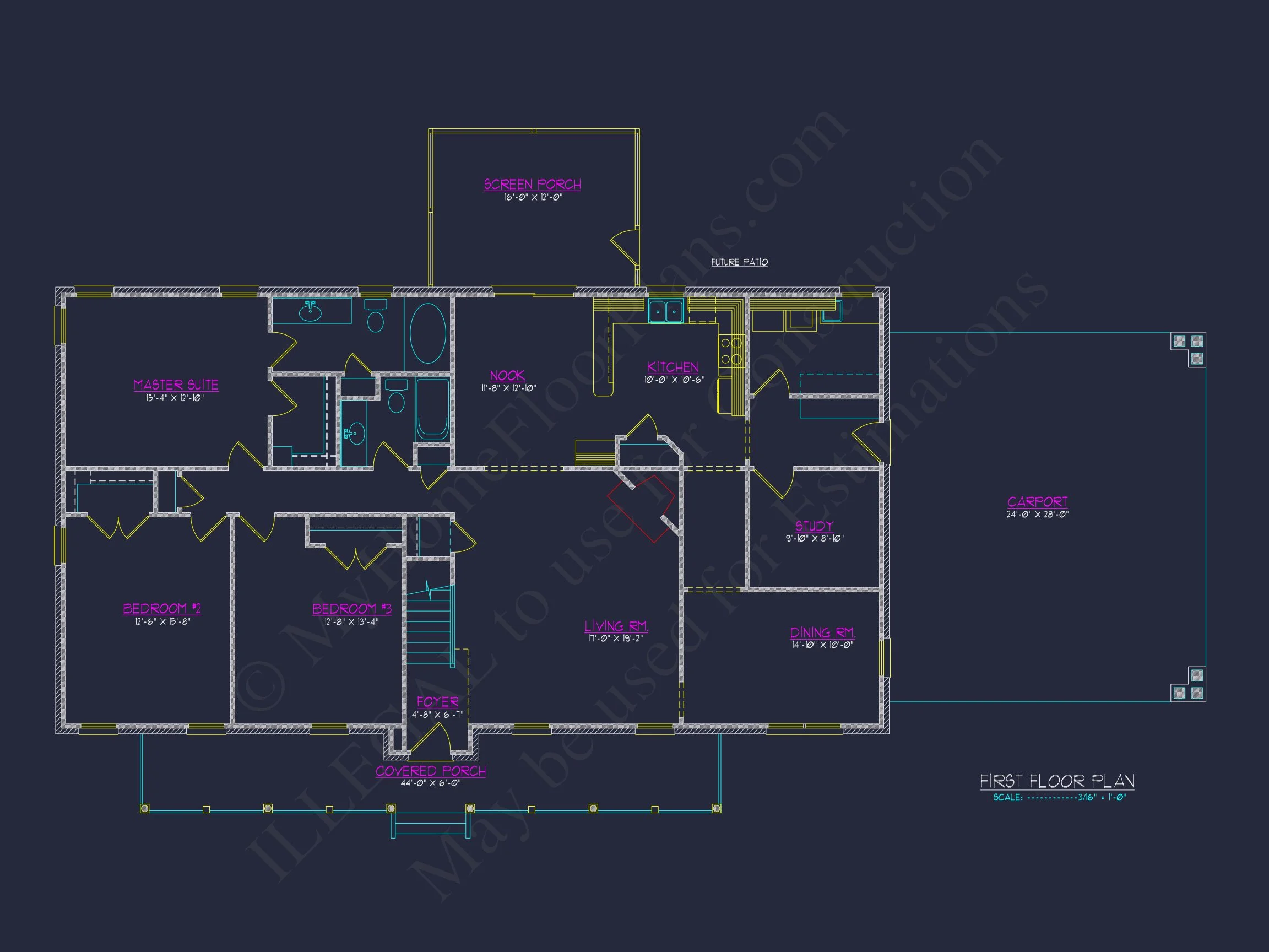 8-1686 HOUSE PLAN - Spacious 2-Story House Plan with CAD Designs & Blueprints 3 Spacious 2-Story house Plan with CAD Designs & Blueprints