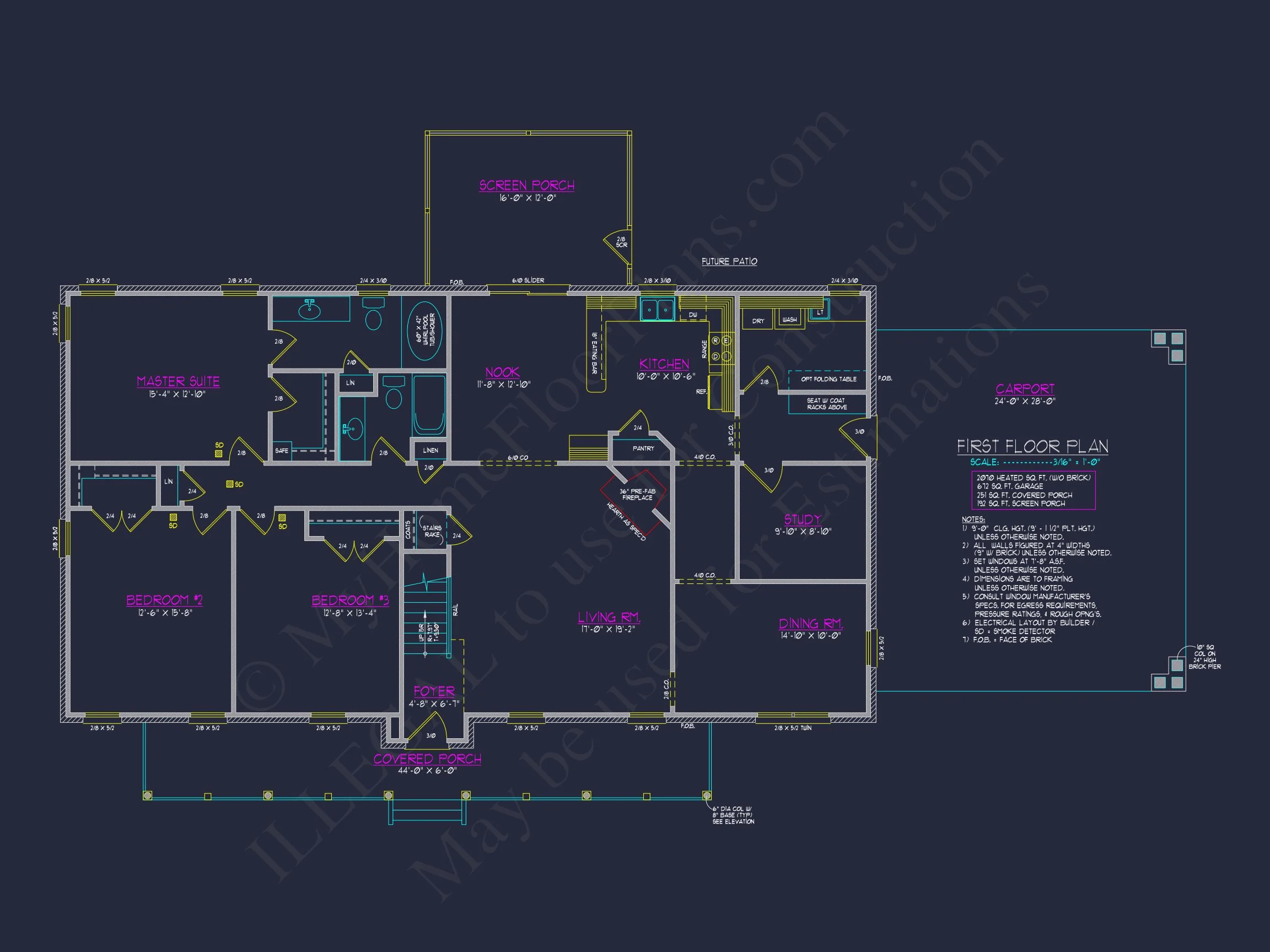 8-1686 HOUSE PLAN - Spacious 2-Story House Plan with CAD Designs & Blueprints 4 Spacious 2-Story house Plan with CAD Designs & Blueprints