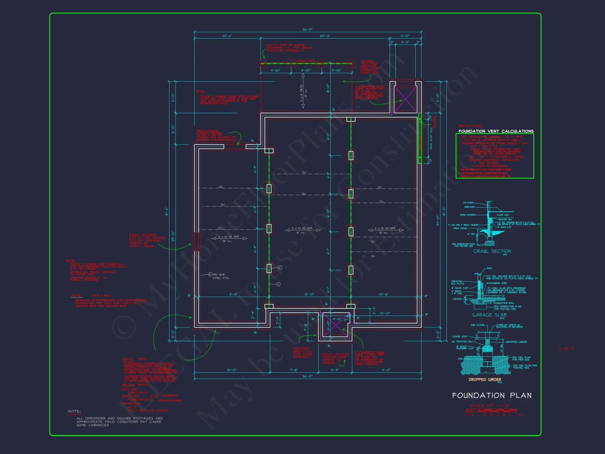 3 Bedroom house Floor Plan with Walk-In Closet and Patio