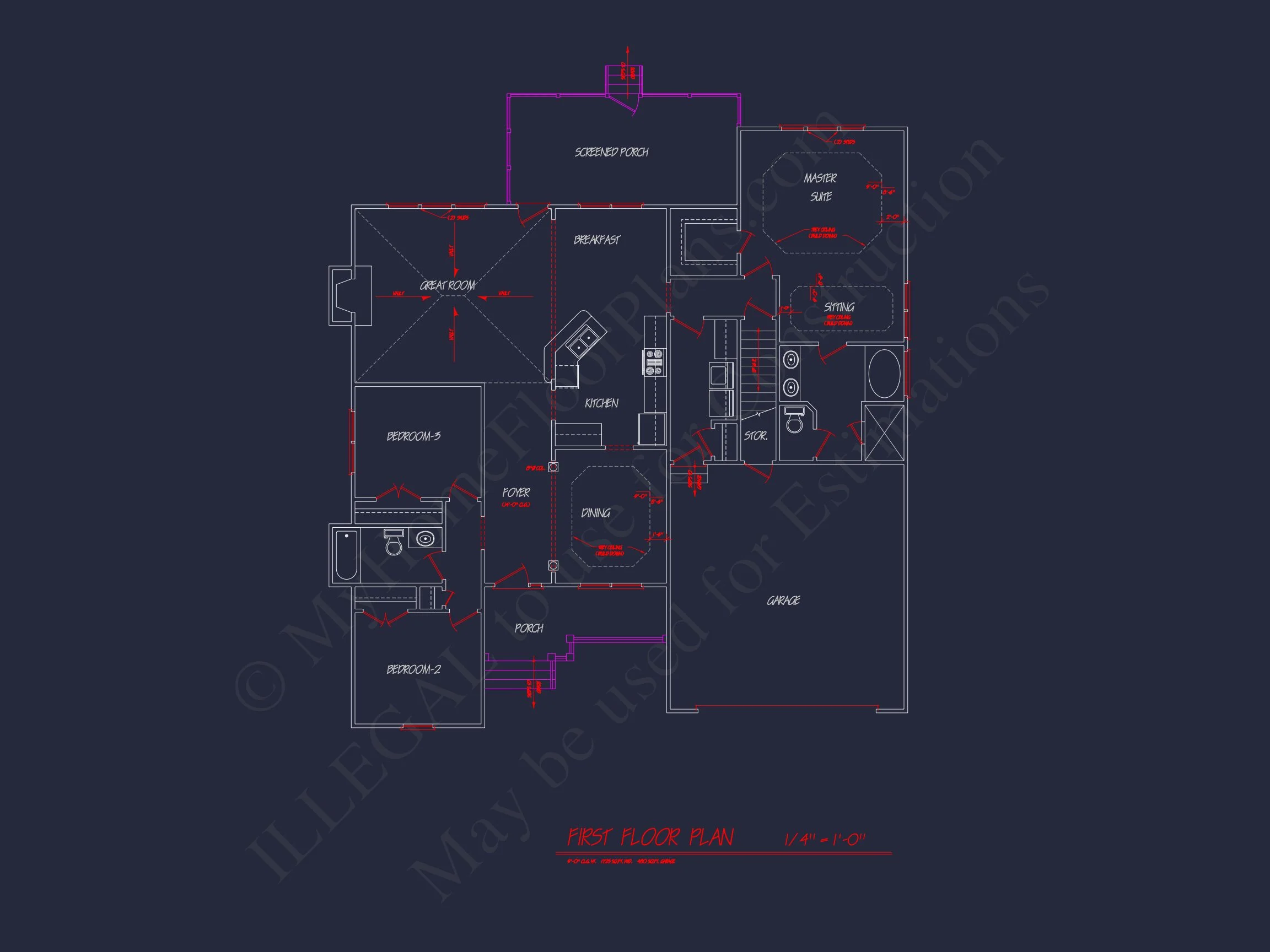 8-1331 HOUSE PLAN - Stylish 2-Story House Plan with 3 Bedrooms, 2 Baths & CAD Designs 3 Stylish 2-Story house Plan with 3 Bedrooms, 2 Baths & CAD Designs