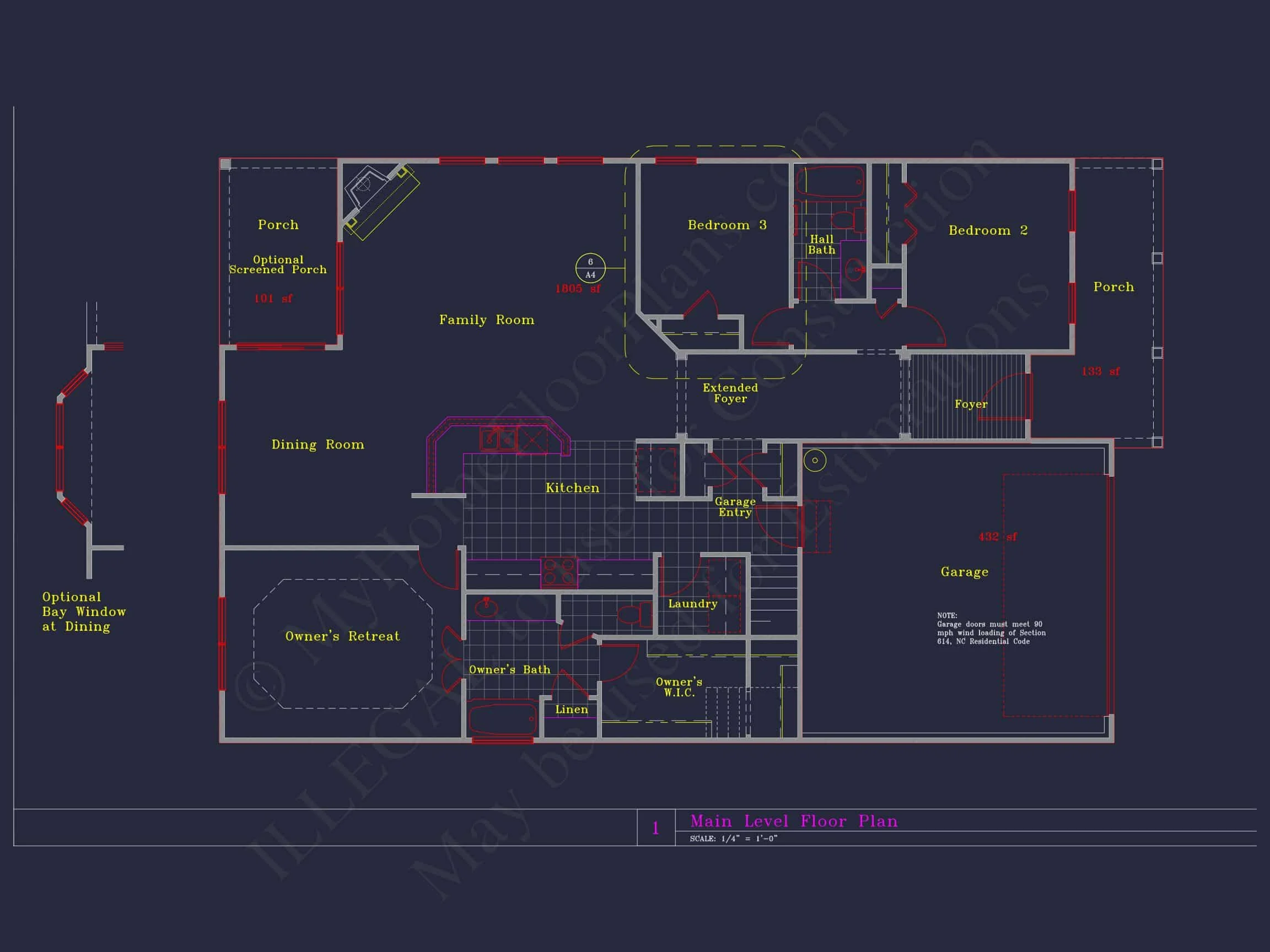 8-1245 HOUSE PLAN - Craftsman House Floor Plan with CAD Blueprints and Designs 8 Craftsman house Floor Plan with CAD Blueprints and Designs