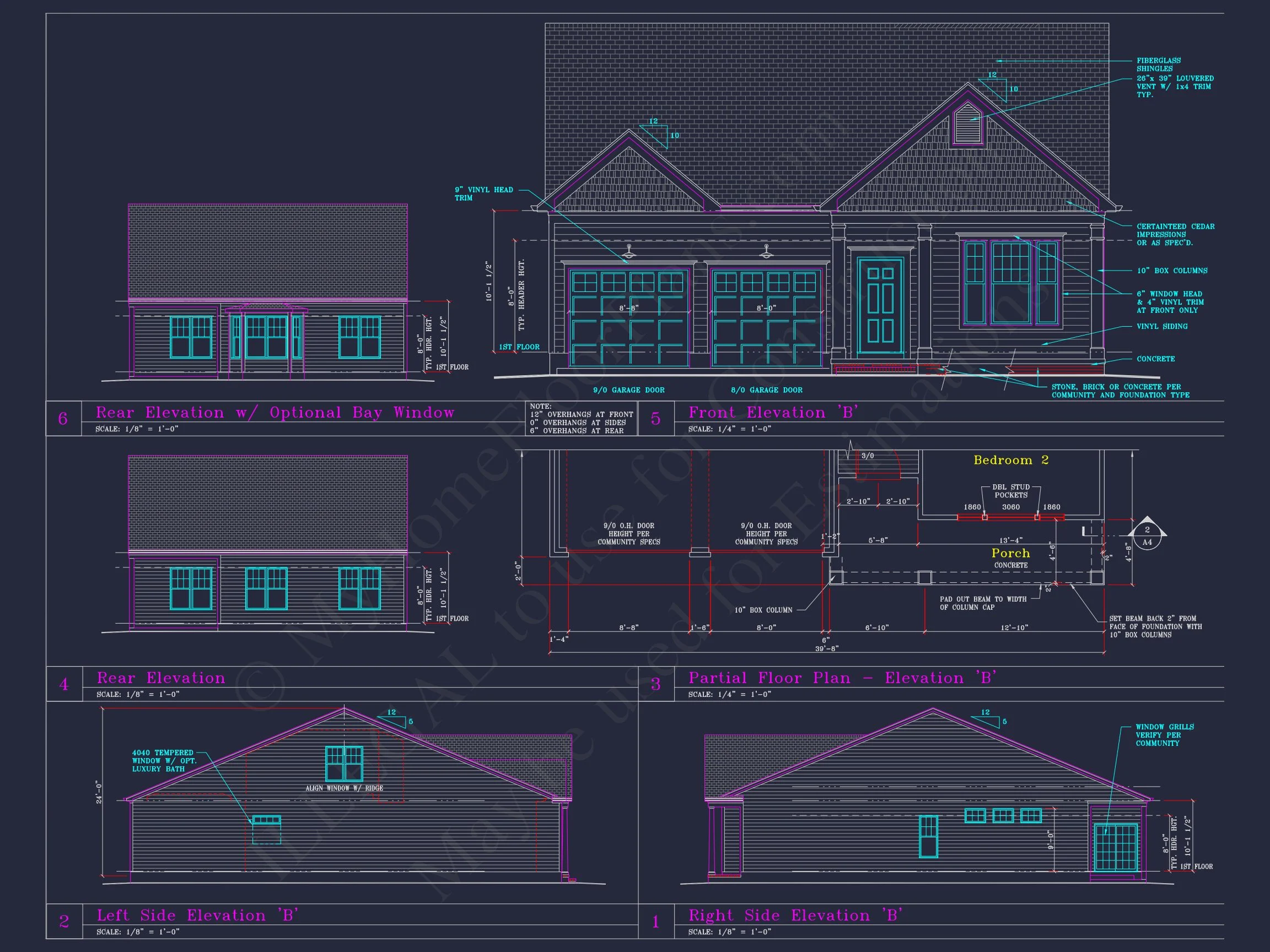8-1245 HOUSE PLAN - Craftsman House Floor Plan with CAD Blueprints and Designs 5 Craftsman house Floor Plan with CAD Blueprints and Designs