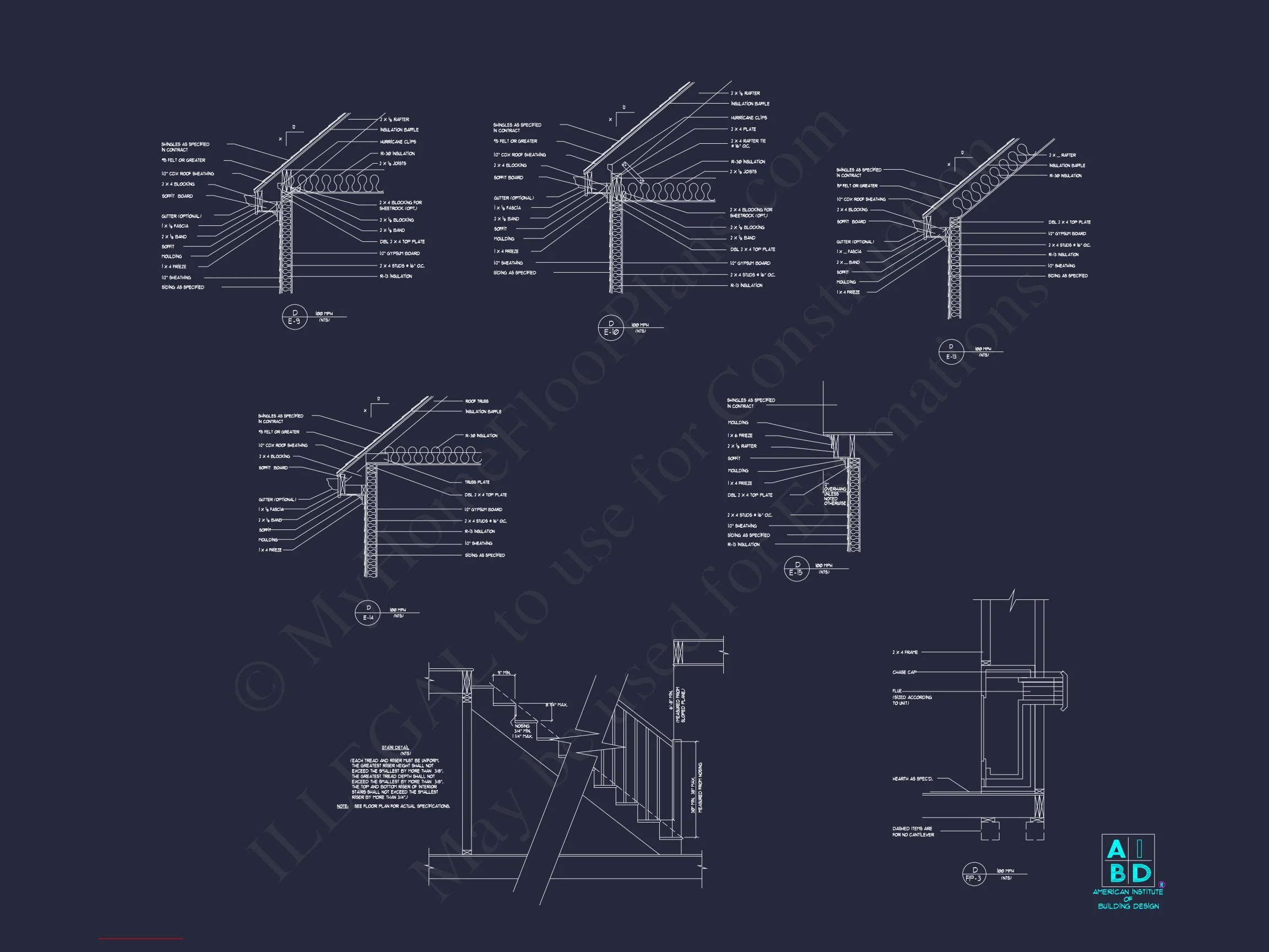 8-1179 HOUSE PLAN - Elegant House Plan: 1.5 Story CAD Designs with 3 Bedrooms 23 Elegant house Plan: 1.5 Story CAD Designs with 3 Bedrooms