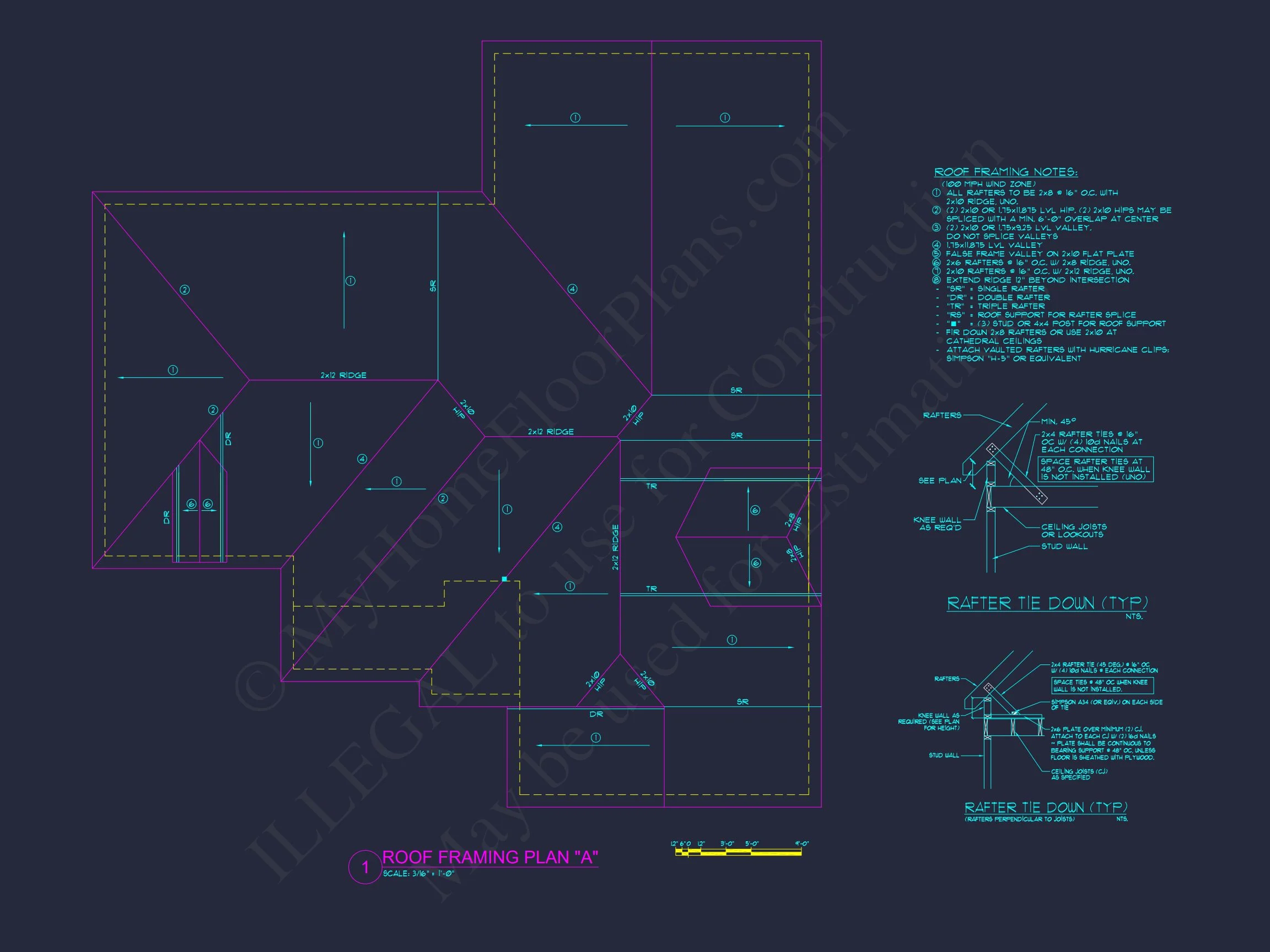 8-1006 HOUSE PLAN - Elegant House Plan with 3 Bedrooms | CAD & Architectural Designs 32 Elegant house Plan with 3 Bedrooms