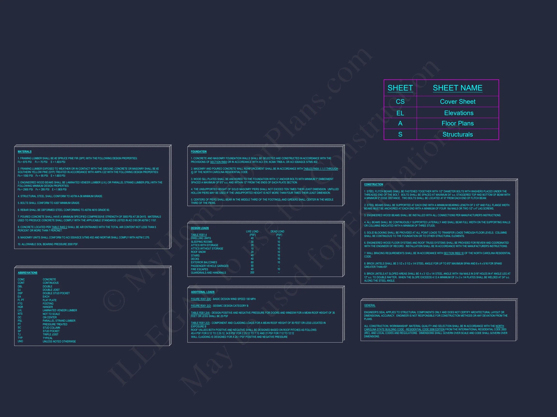 8-1006 HOUSE PLAN - Elegant House Plan with 3 Bedrooms | CAD & Architectural Designs 22 Elegant house Plan with 3 Bedrooms