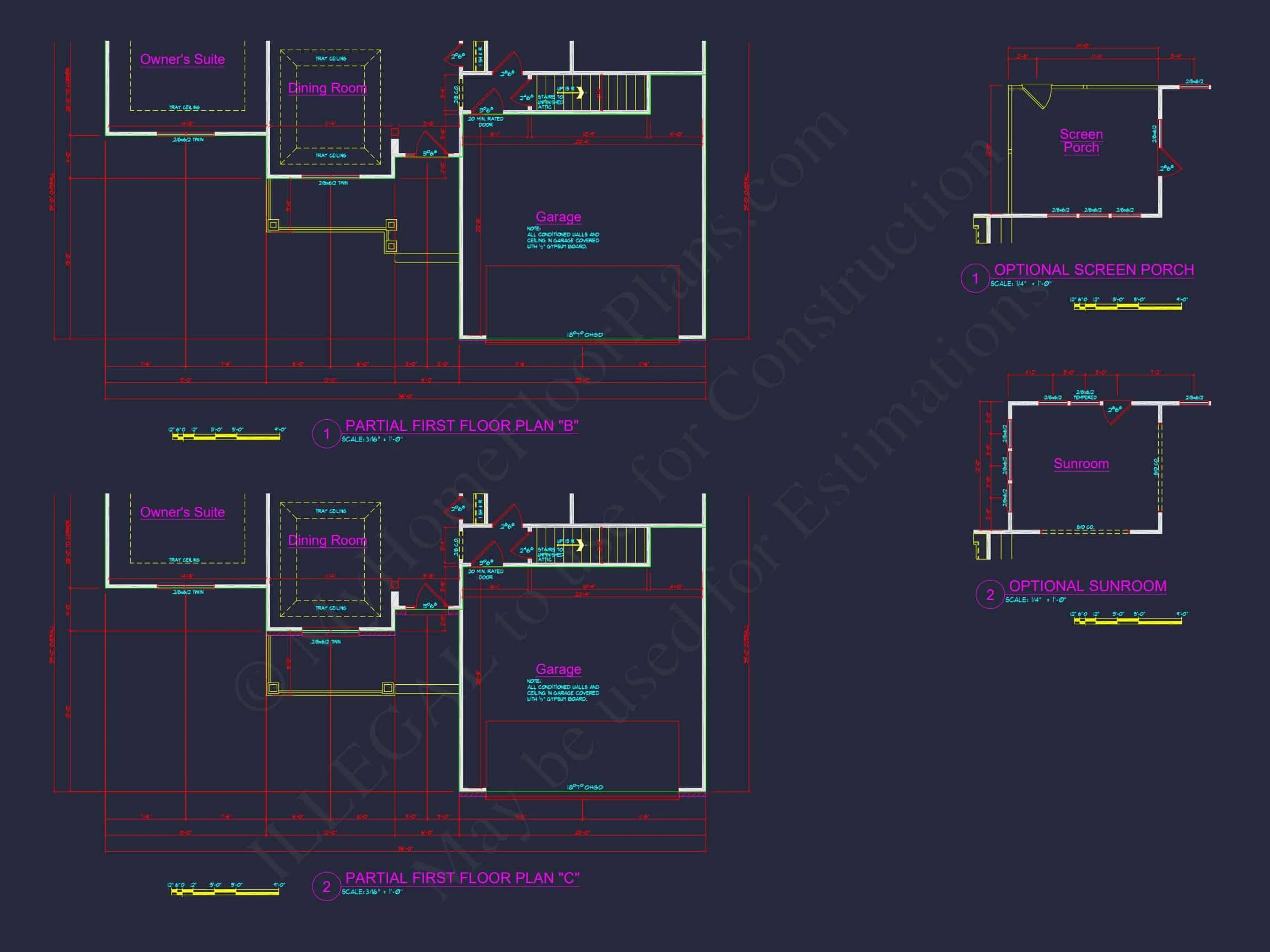 8-1006 HOUSE PLAN - Elegant House Plan with 3 Bedrooms | CAD & Architectural Designs 21 CAD & Architectural Designs
