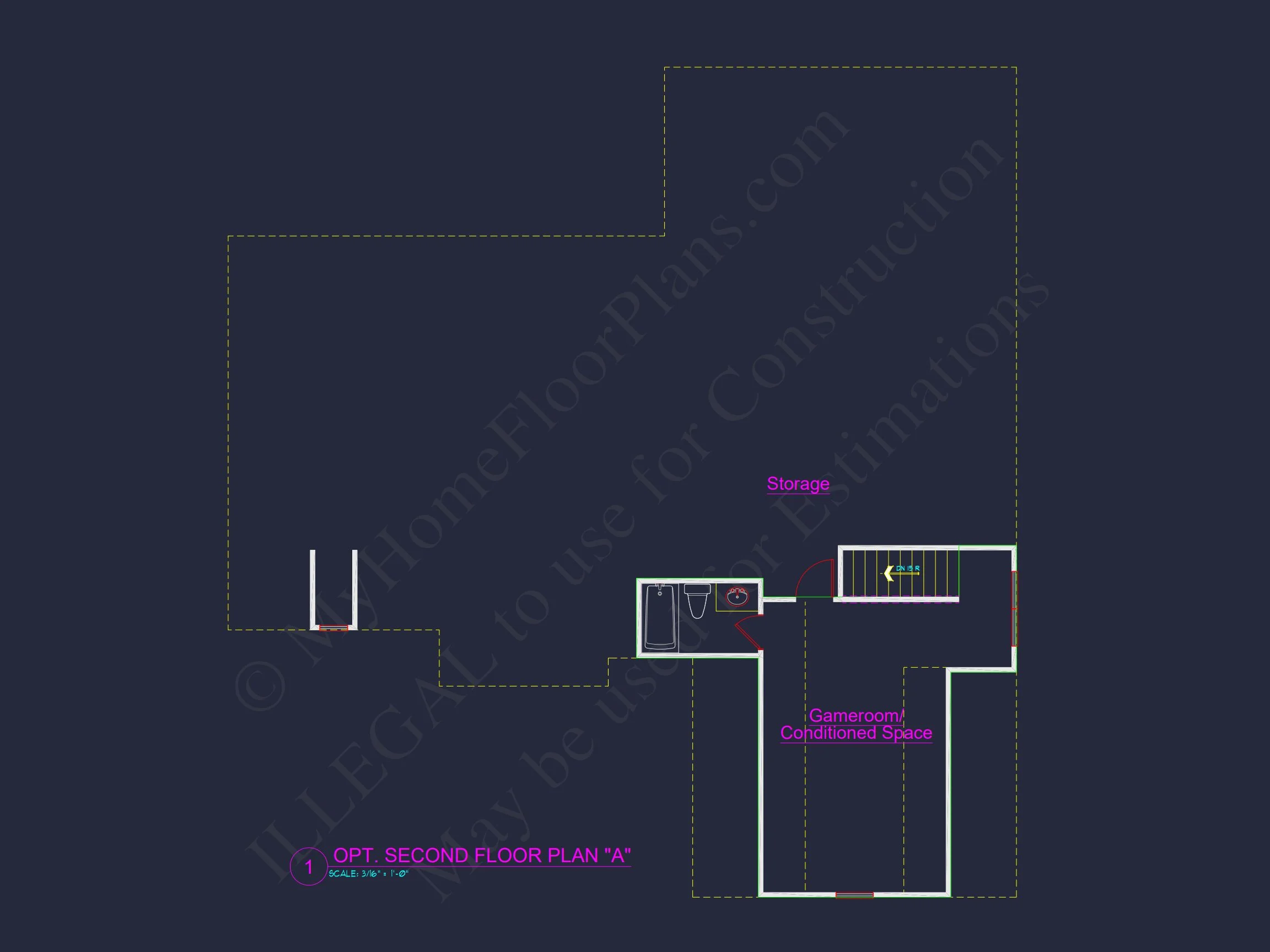 8-1006 HOUSE PLAN - Elegant House Plan with 3 Bedrooms | CAD & Architectural Designs 15 CAD & Architectural Designs