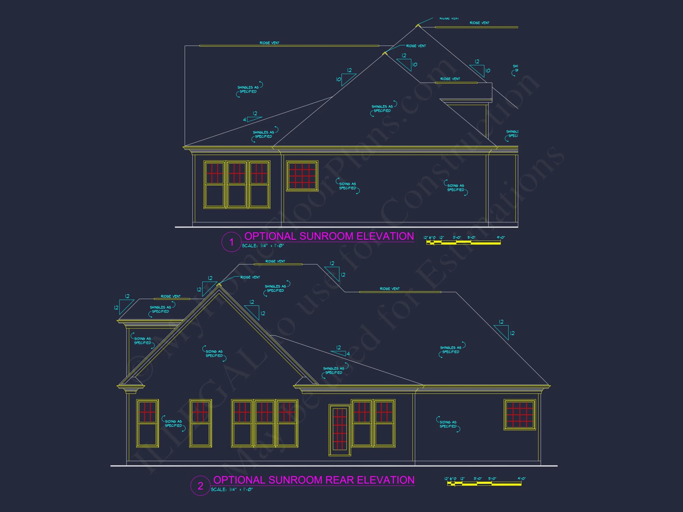 8-1006 HOUSE PLAN - Elegant House Plan with 3 Bedrooms | CAD & Architectural Designs 13 CAD & Architectural Designs
