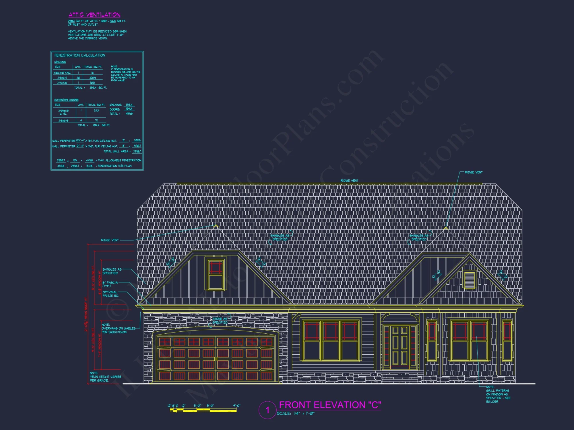 Spacious house Plan with 2-Story Design, CAD Blueprints & Features