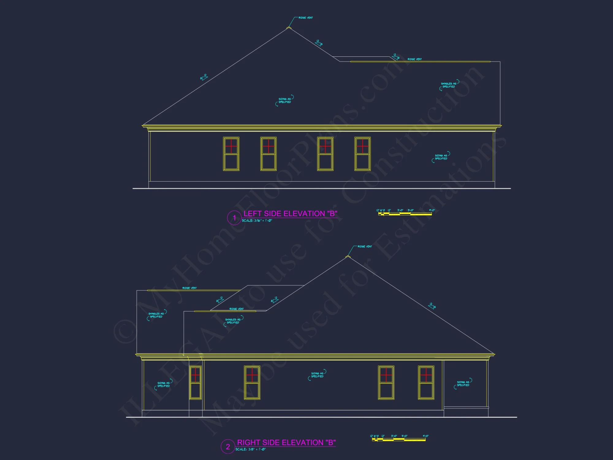 Spacious house Plan with 2-Story Design, CAD Blueprints & Features