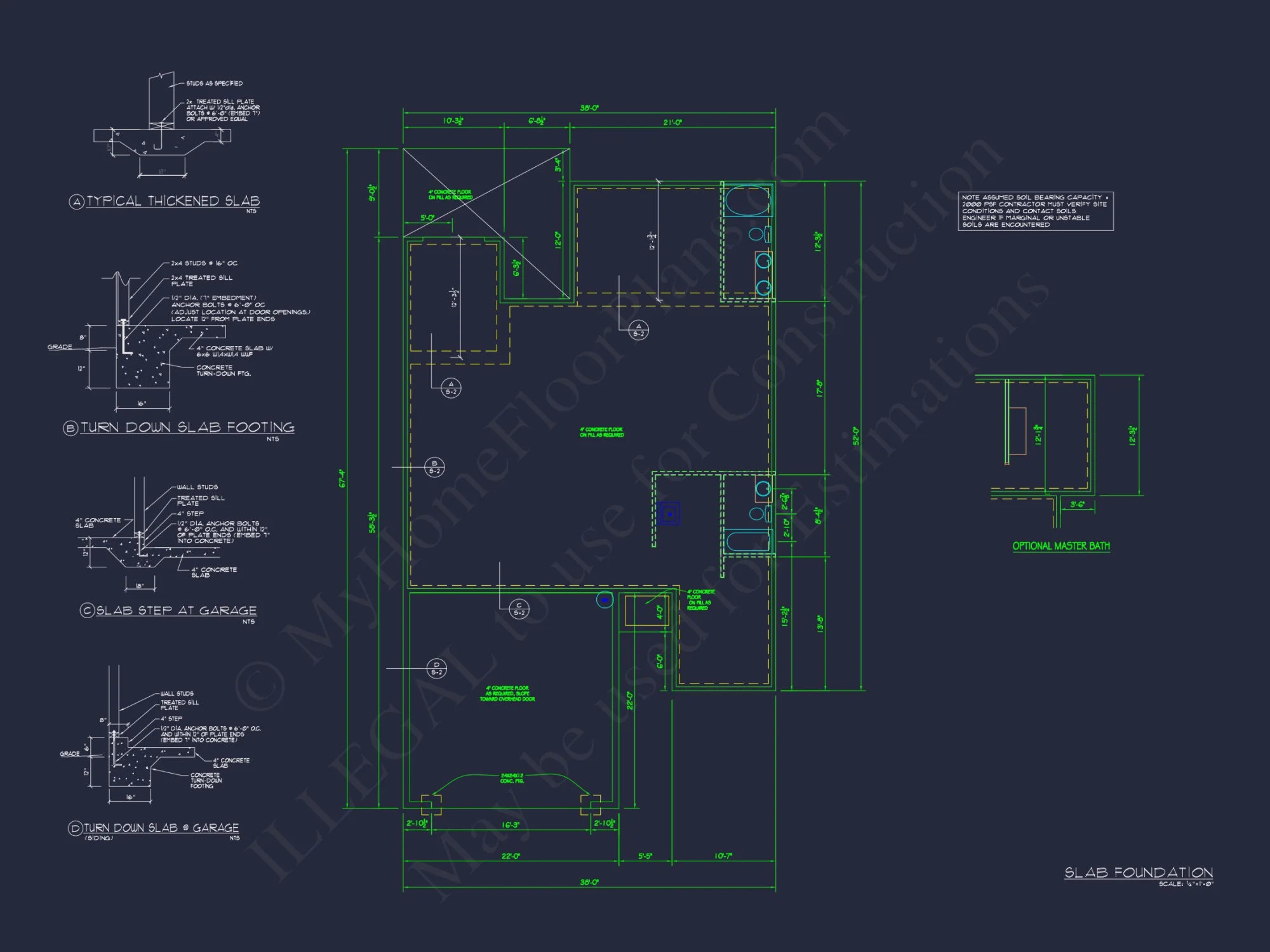 Modern Craftsman house Plan with Spacious 3 Bedrooms and CAD Blueprint