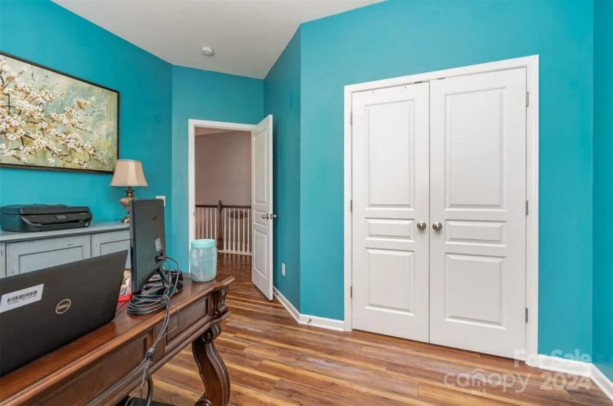 Stylish 2-Bedroom Townhome Floor Plan with CAD Blueprint Design