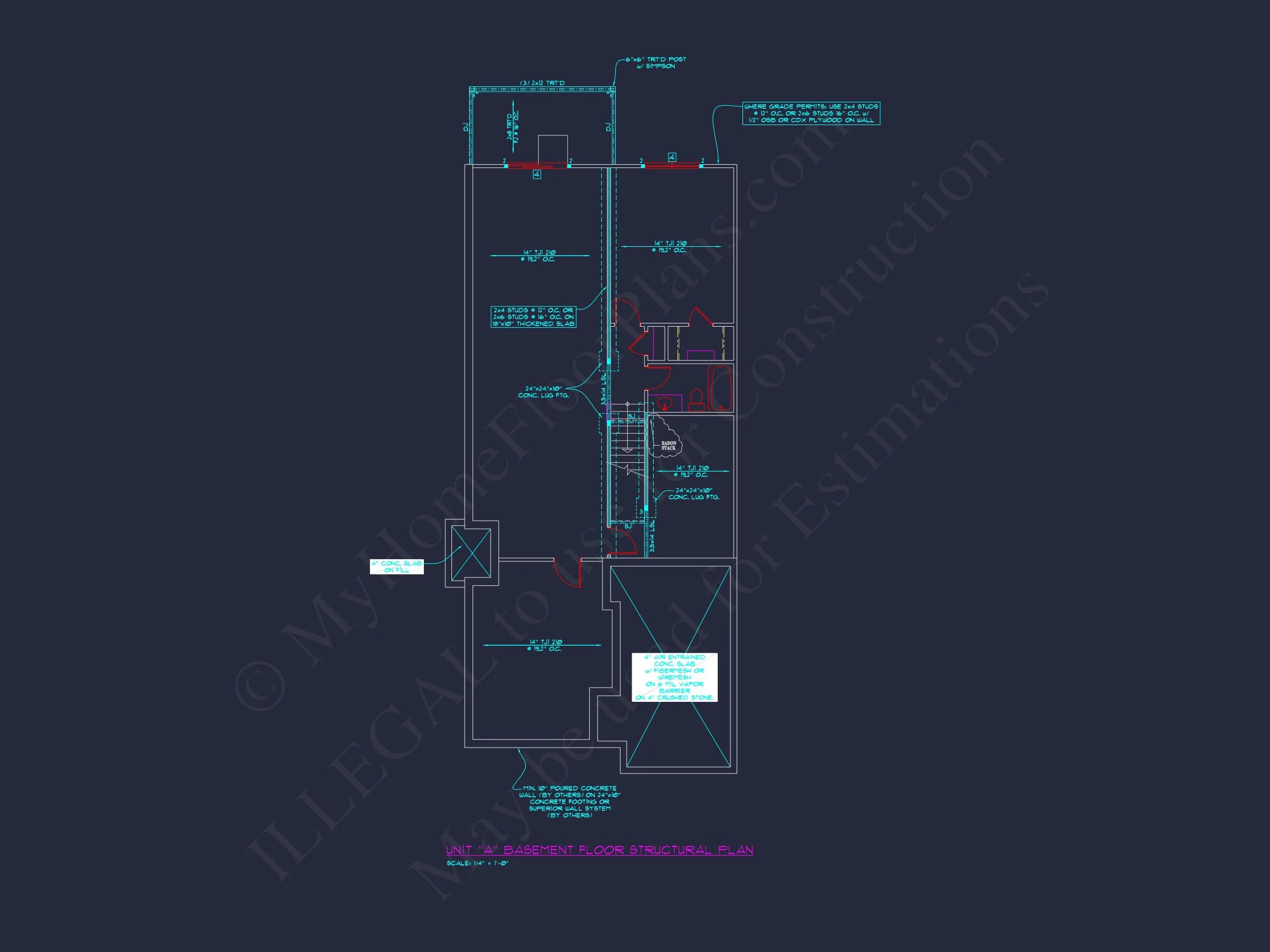 8-1930-4 TOWNHOUSE PLAN - Stylish 2-Bedroom Townhouse Floor Plan with CAD Blueprint Design 37 Stylish 2-Bedroom Townhome Floor Plan with CAD Blueprint Design