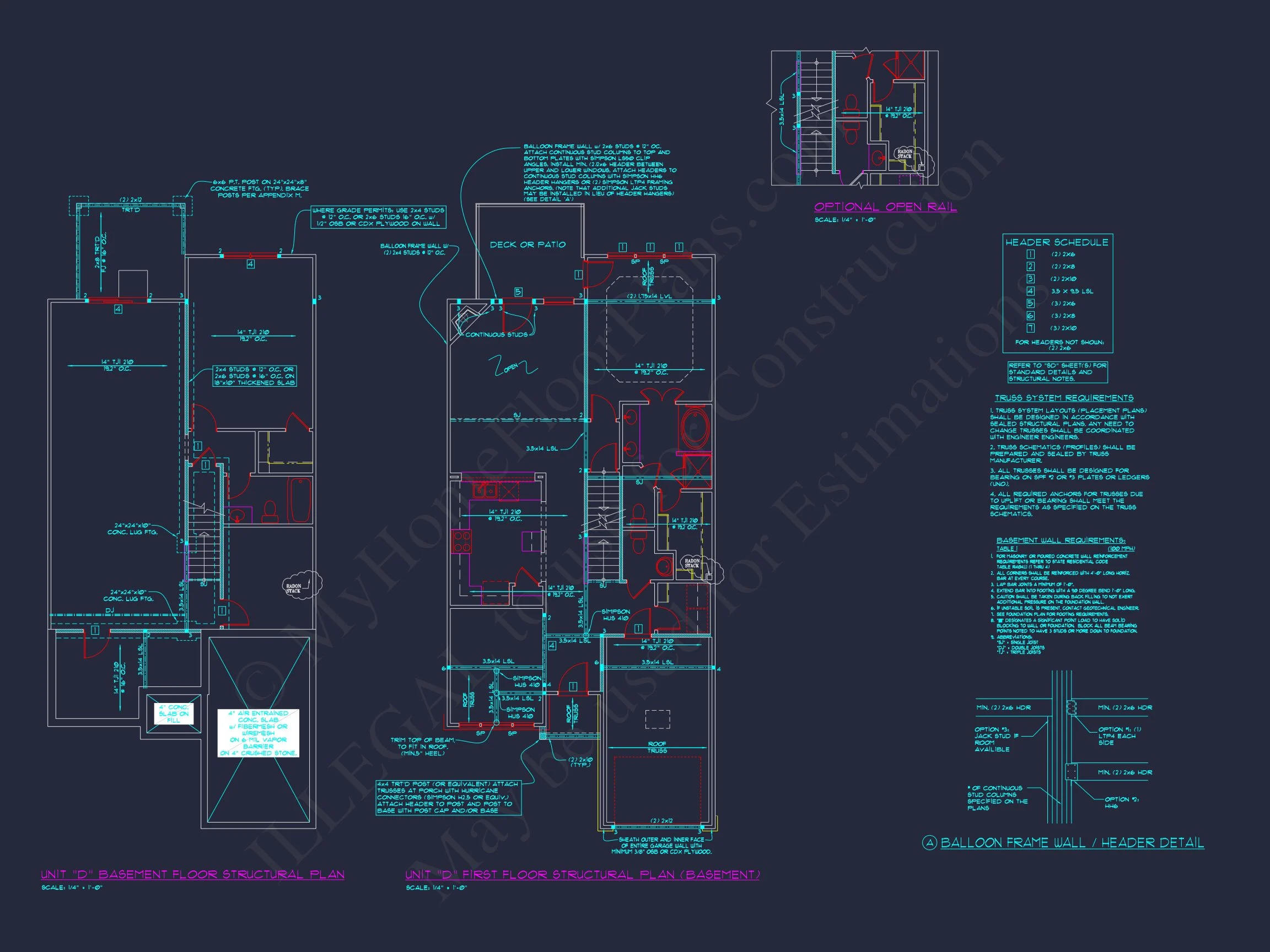8-1930-4 TOWNHOUSE PLAN - Stylish 2-Bedroom Townhouse Floor Plan with CAD Blueprint Design 30 Stylish 2-Bedroom Townhome Floor Plan with CAD Blueprint Design