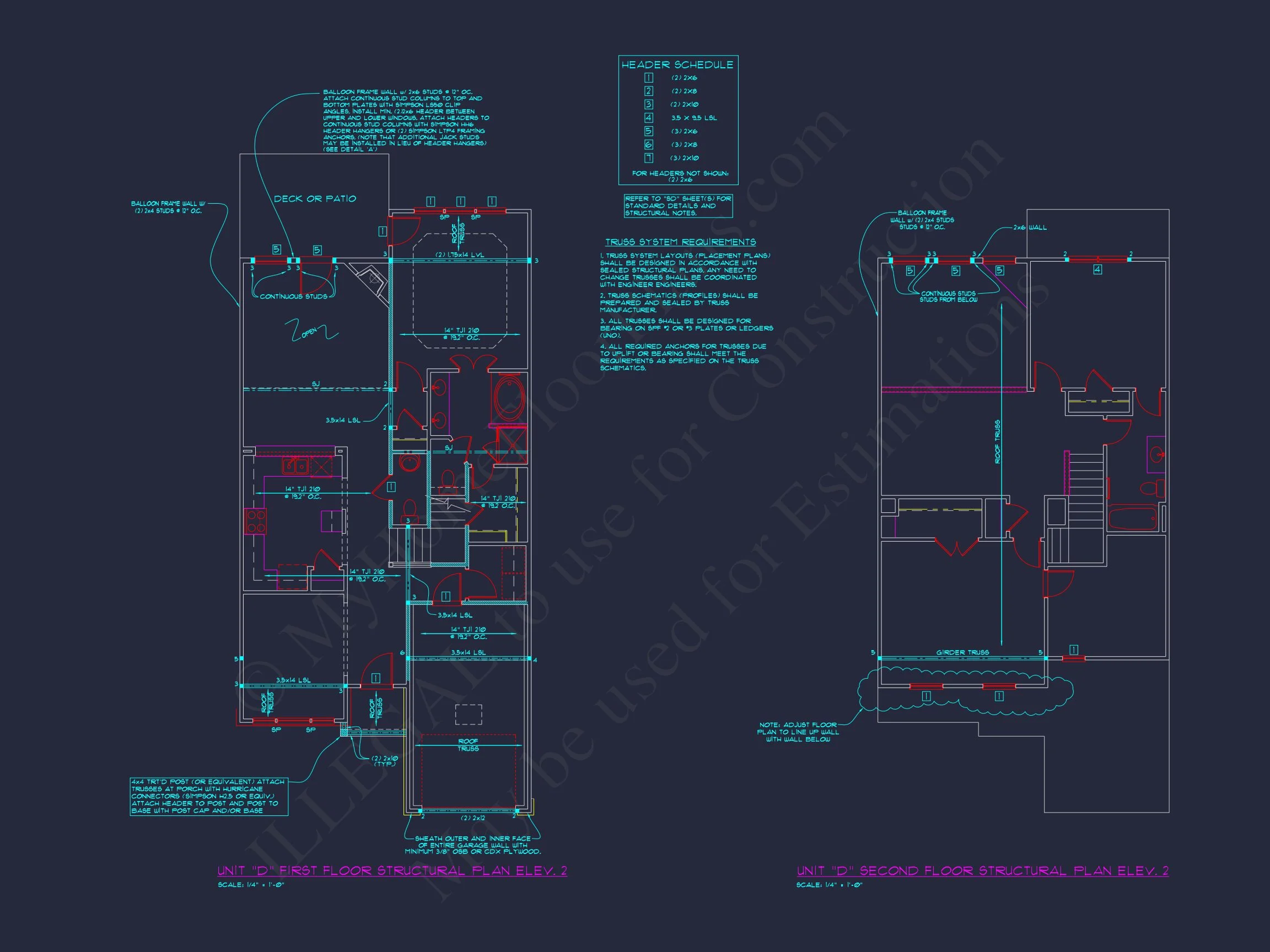 8-1930-4 TOWNHOUSE PLAN - Stylish 2-Bedroom Townhouse Floor Plan with CAD Blueprint Design 29 Stylish 2-Bedroom Townhome Floor Plan with CAD Blueprint Design