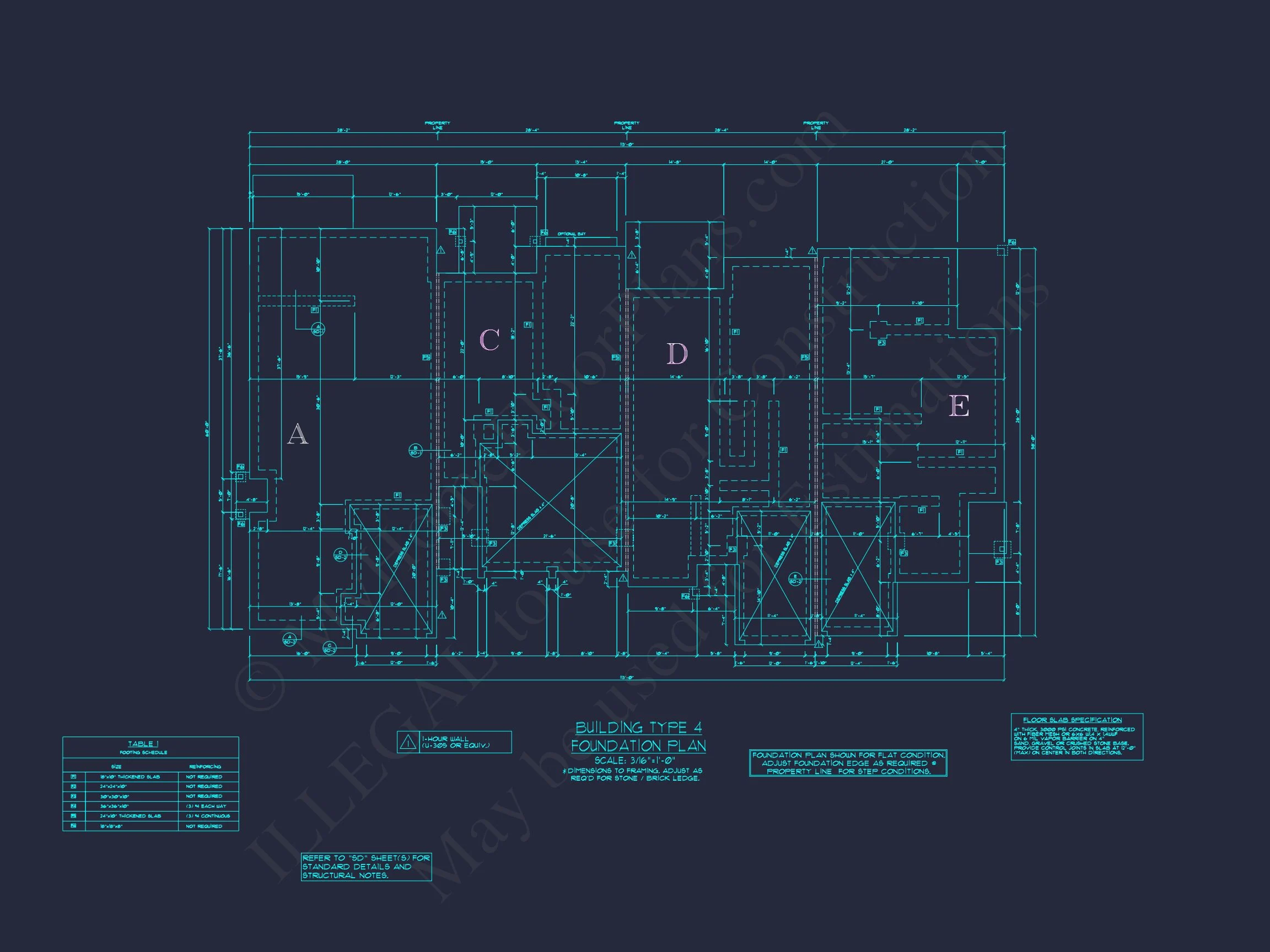8-1930-4 TOWNHOUSE PLAN - Stylish 2-Bedroom Townhouse Floor Plan with CAD Blueprint Design 5 Stylish 2-Bedroom Townhome Floor Plan with CAD Blueprint Design