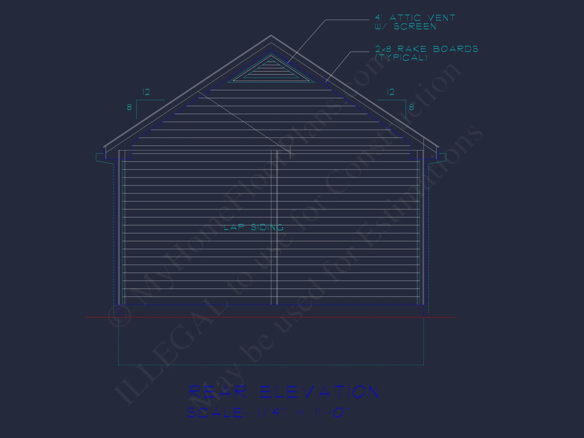 Charming Cottage-Style Floor Plan with CAD Blueprints