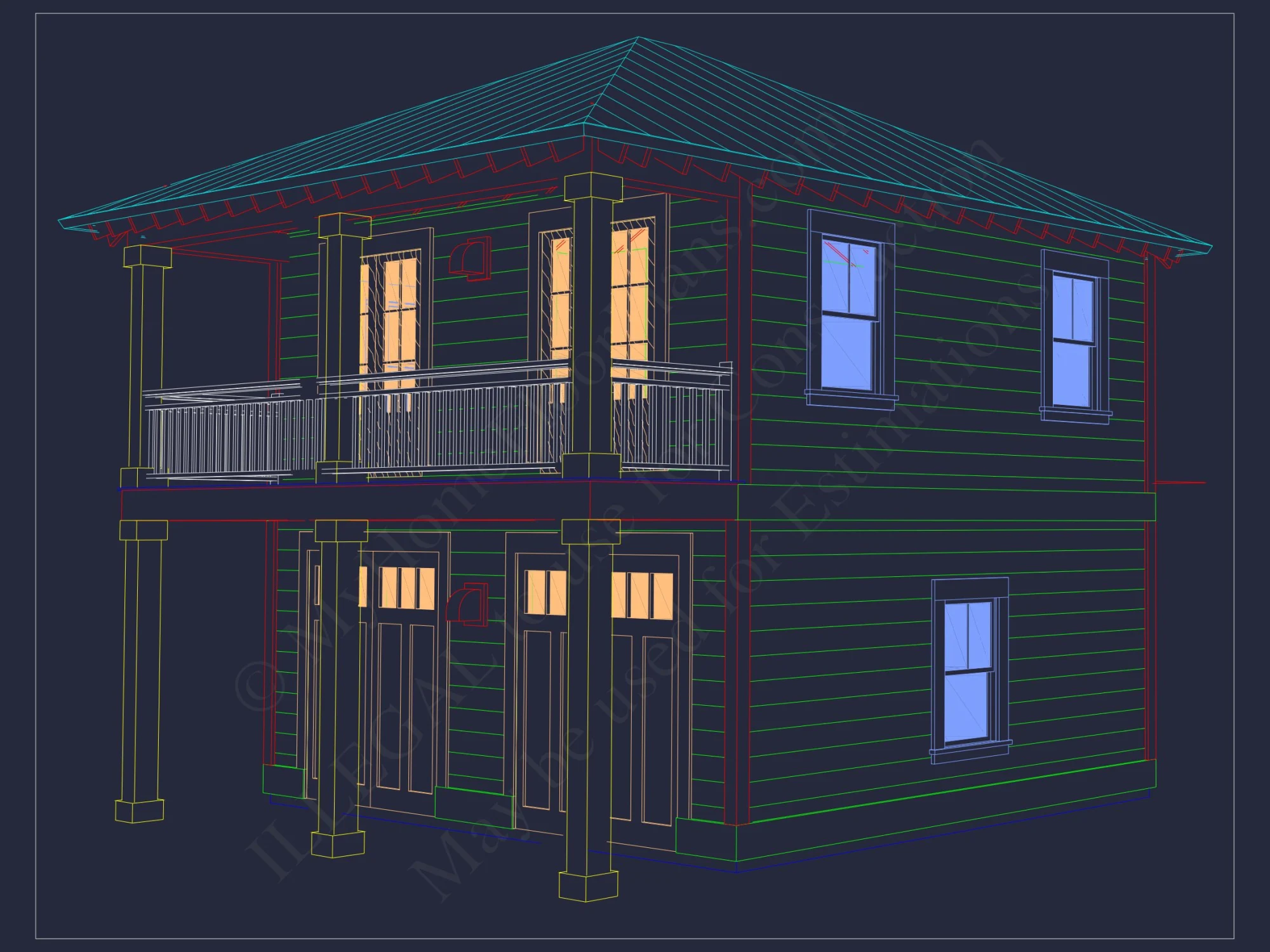 Elegant house Plan with Garage & Living Space