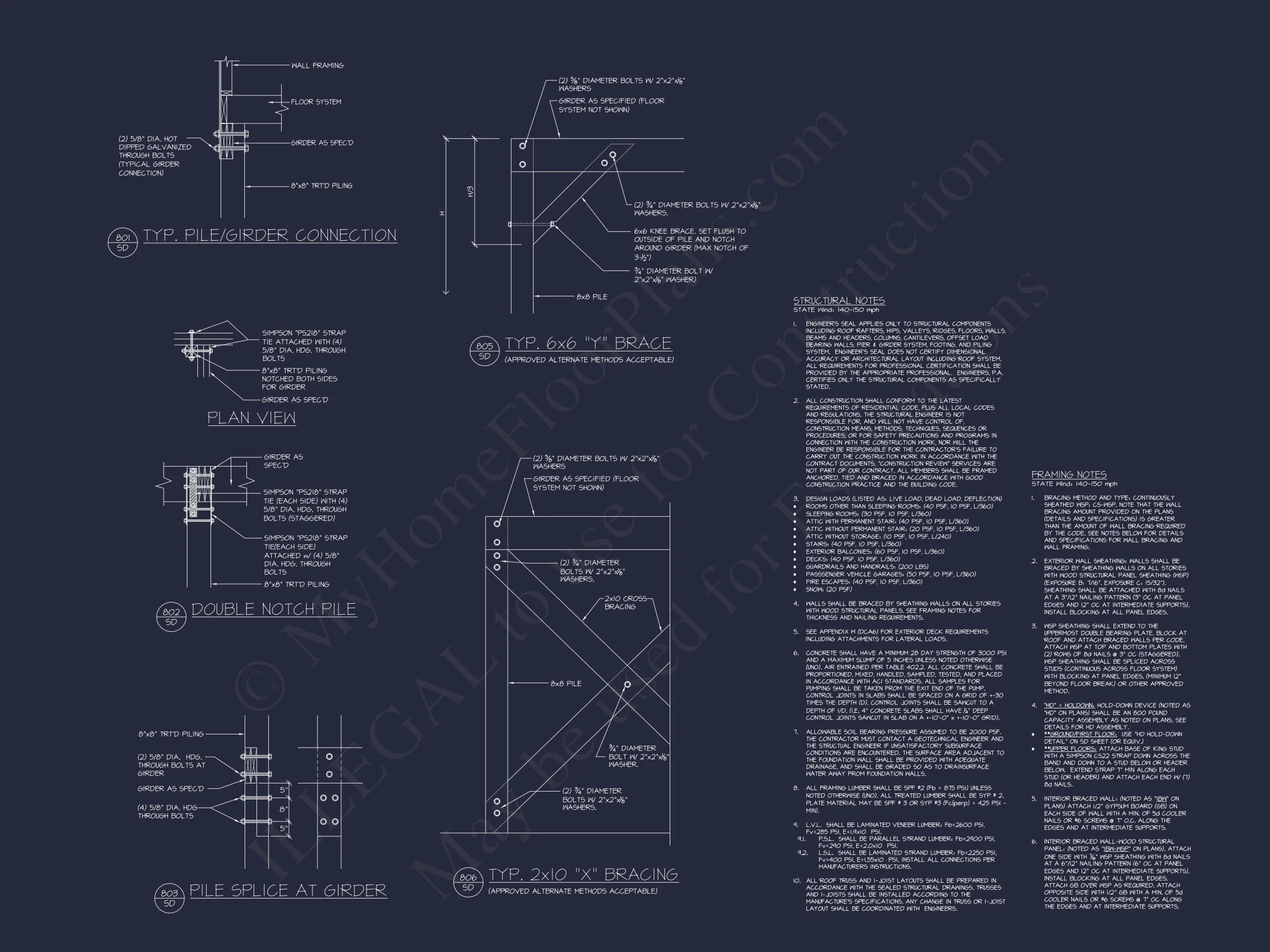 19-1008 HOUSE PLAN - Compact Beach House Plan with 1-Story CAD Designs & Blueprint 11 Compact Beach house Plan with 1-Story CAD Designs & Blueprint