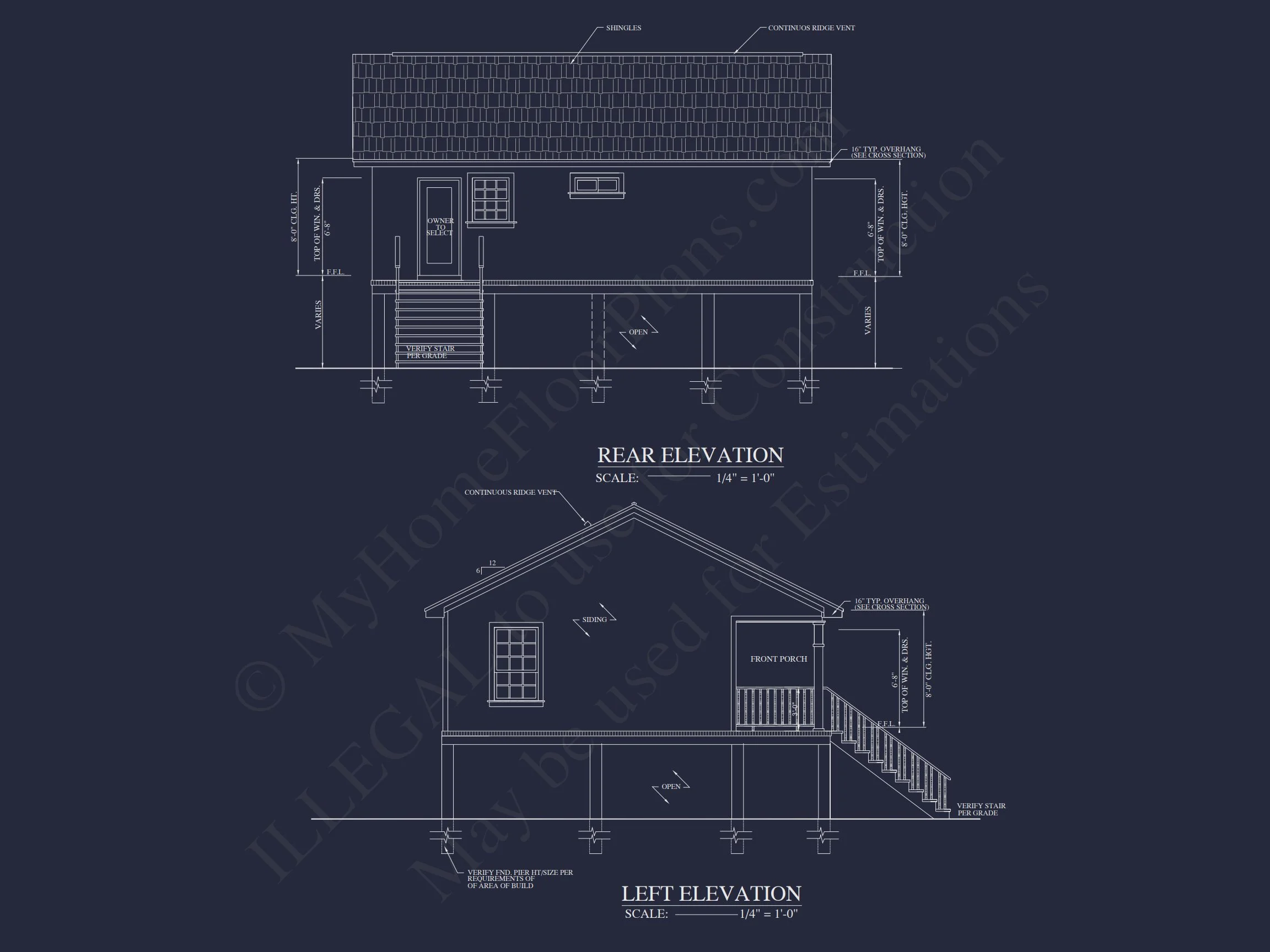 19-1008 HOUSE PLAN - Compact Beach House Plan with 1-Story CAD Designs & Blueprint 3 Compact Beach house Plan with 1-Story CAD Designs & Blueprint