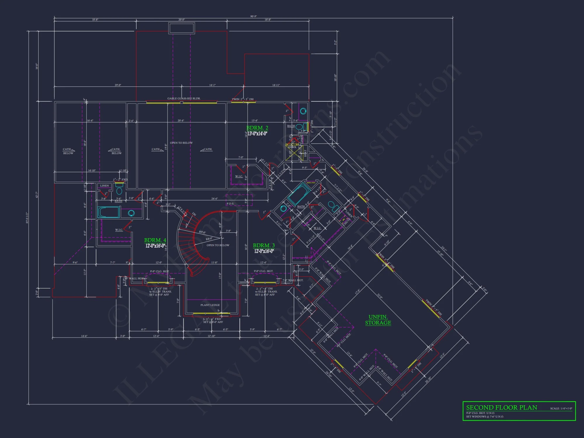 Luxurious house Plan with Floor Plans, CAD Blueprints, and Designs