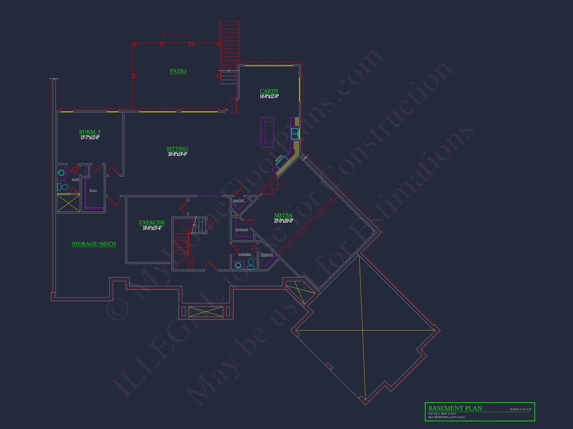Luxurious house Plan with Floor Plans, CAD Blueprints, and Designs