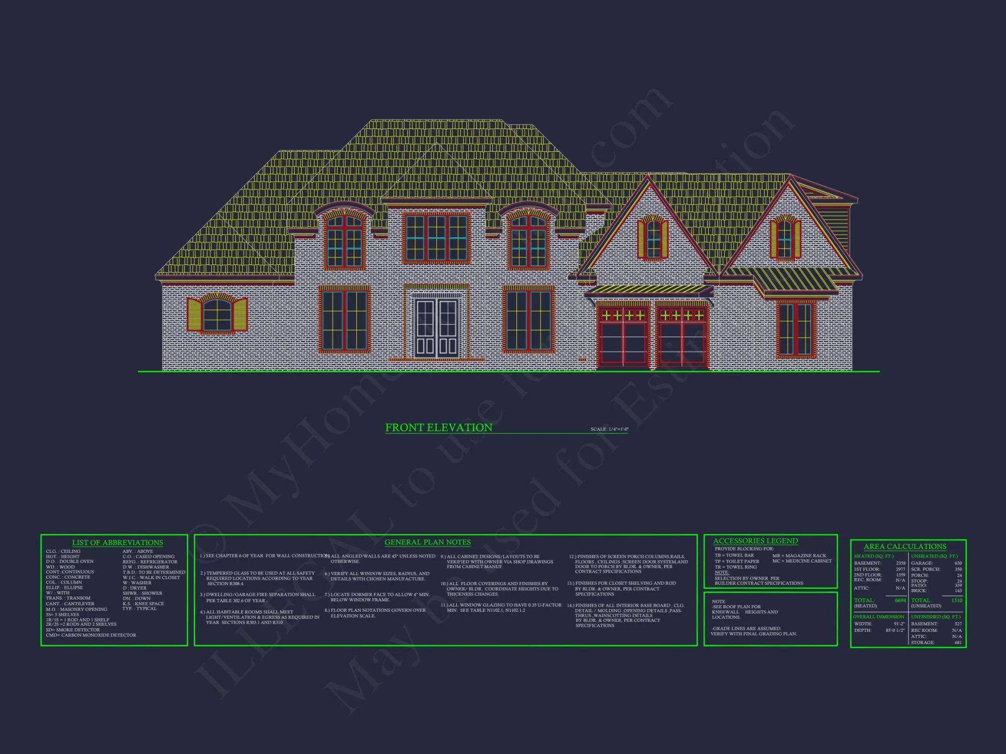 Luxurious house Plan with Floor Plans, CAD Blueprints, and Designs
