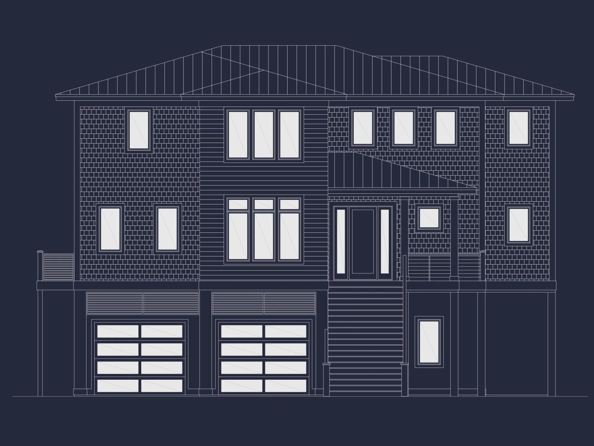 Exclusive Beach house Designs: Elegant Floor Plan and Blueprint