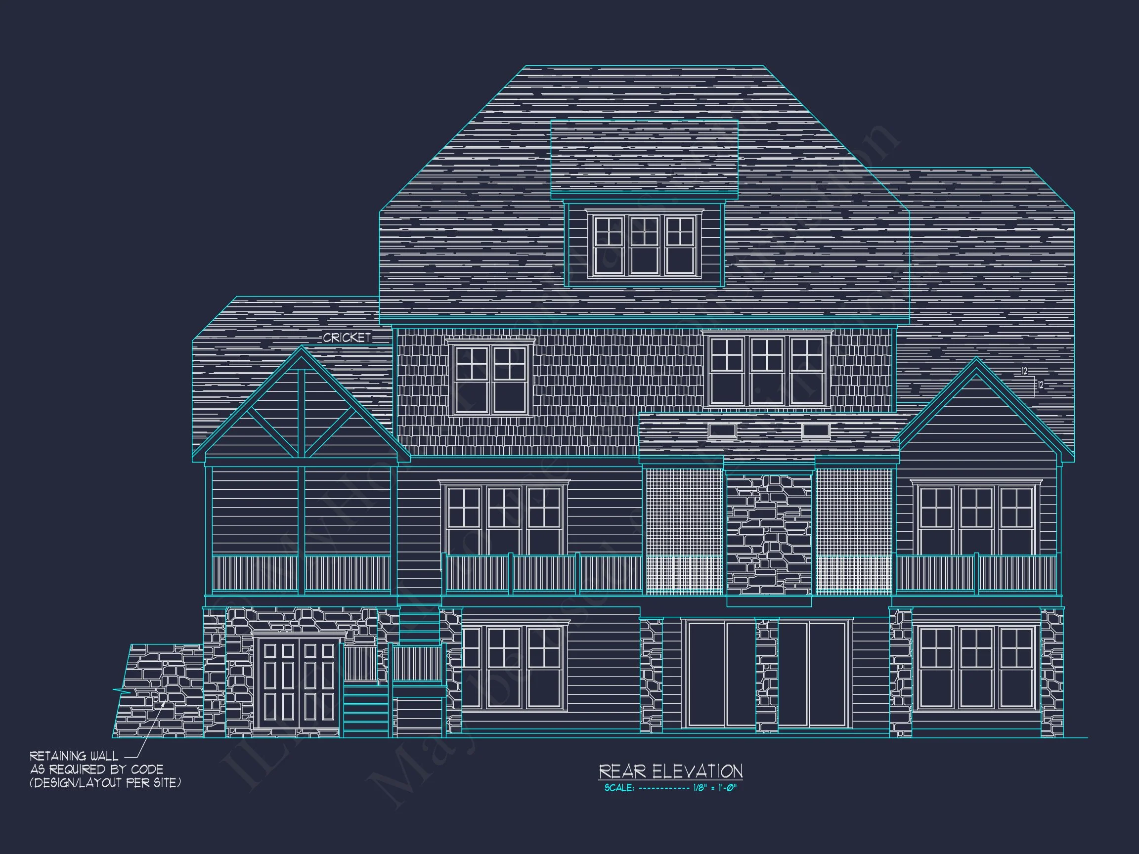 15-1486 HOUSE PLAN - Luxury House Plan with Floor Plans, CAD Architecture & Design 3 Luxury house Plan with Floor Plans, CAD Architecture & Design