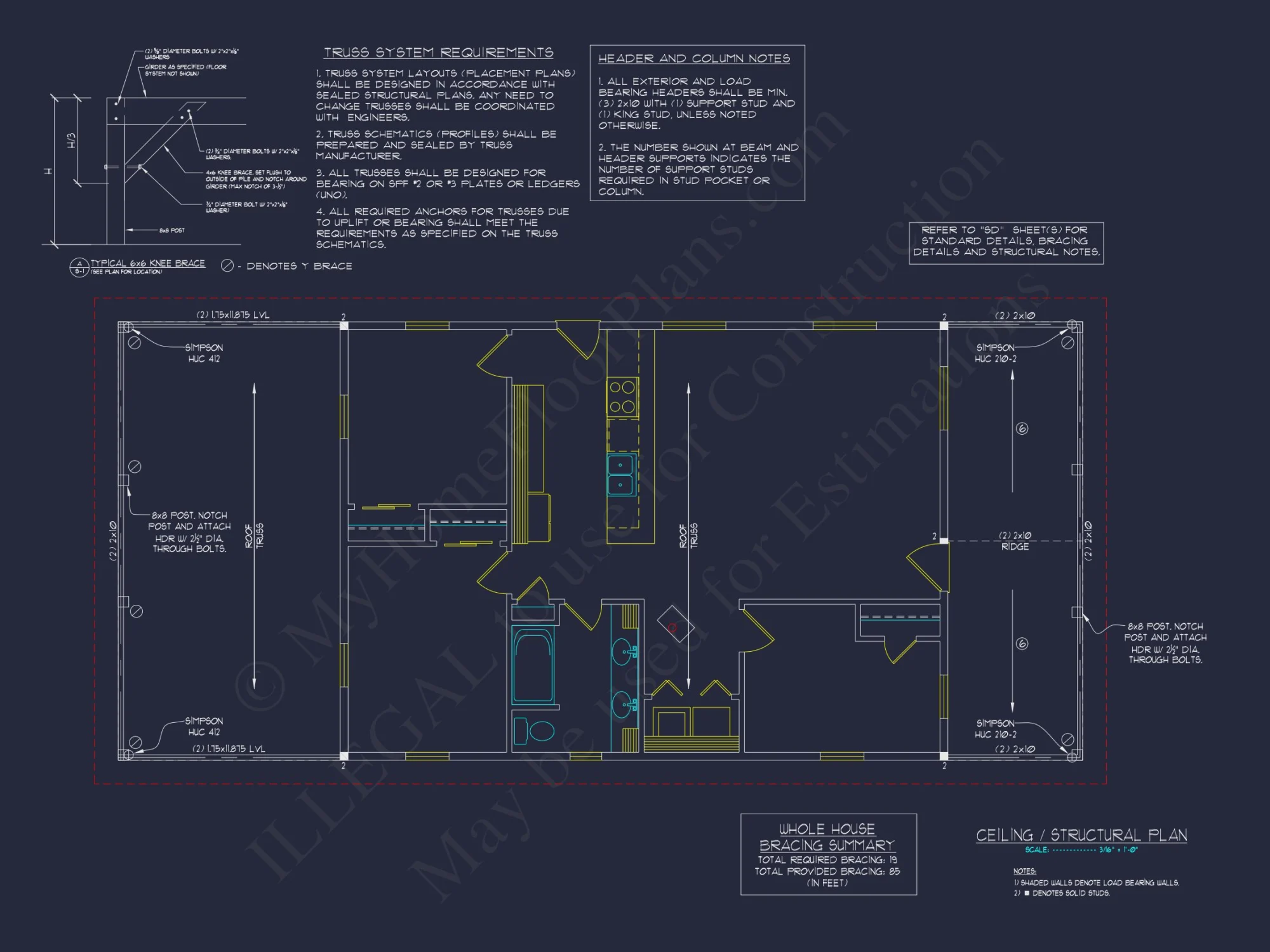 1061 Sq. Ft. Blueprint CAD Designs