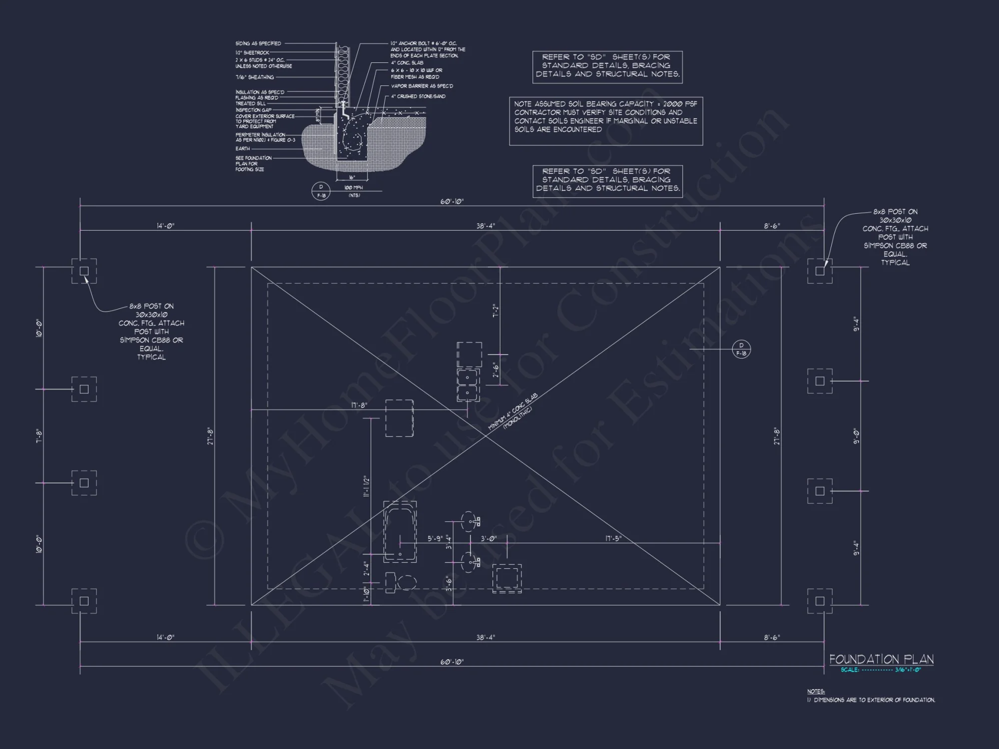 1061 Sq. Ft. Blueprint CAD Designs