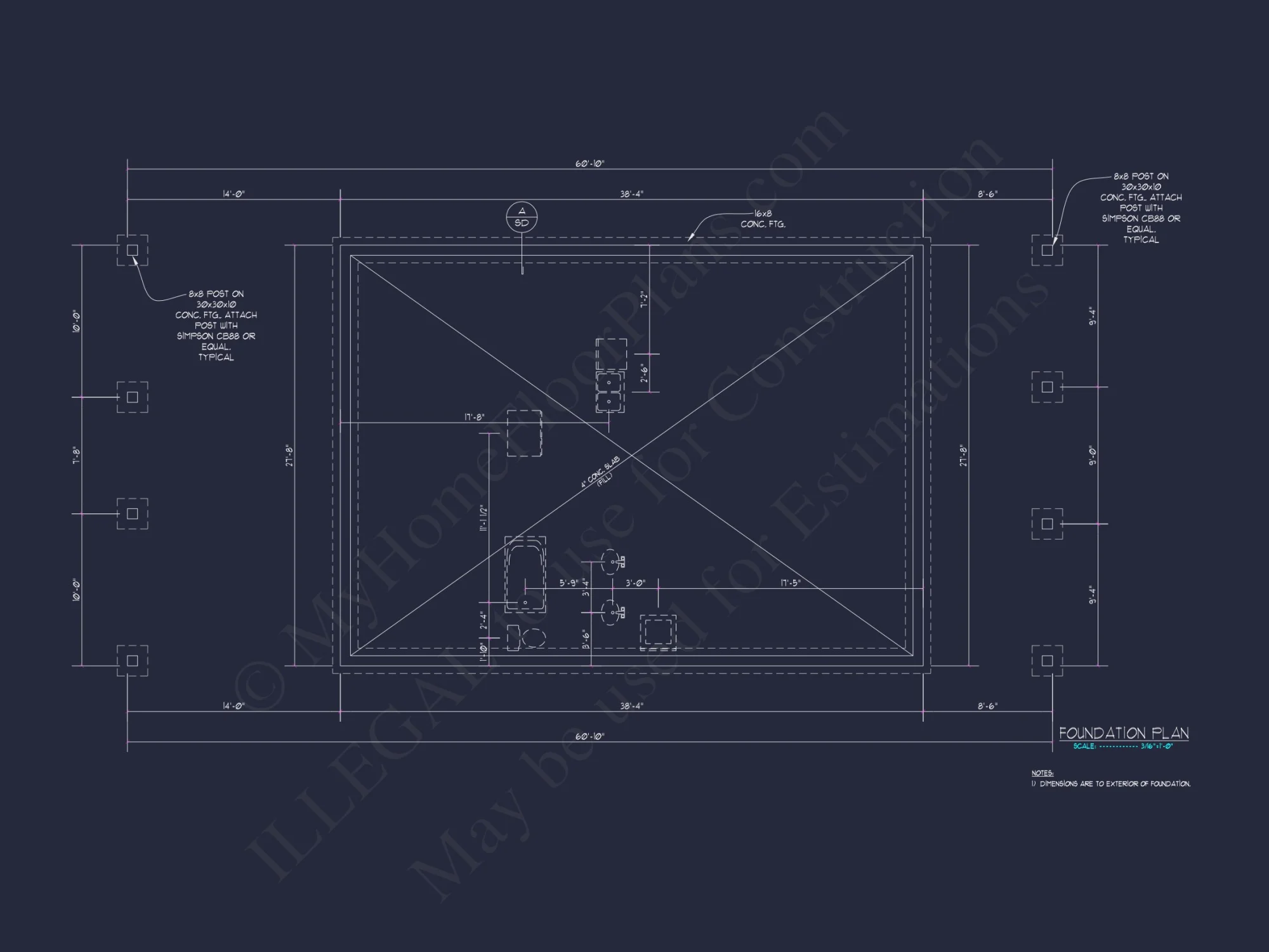 house Floor Plan with 2 Bedrooms