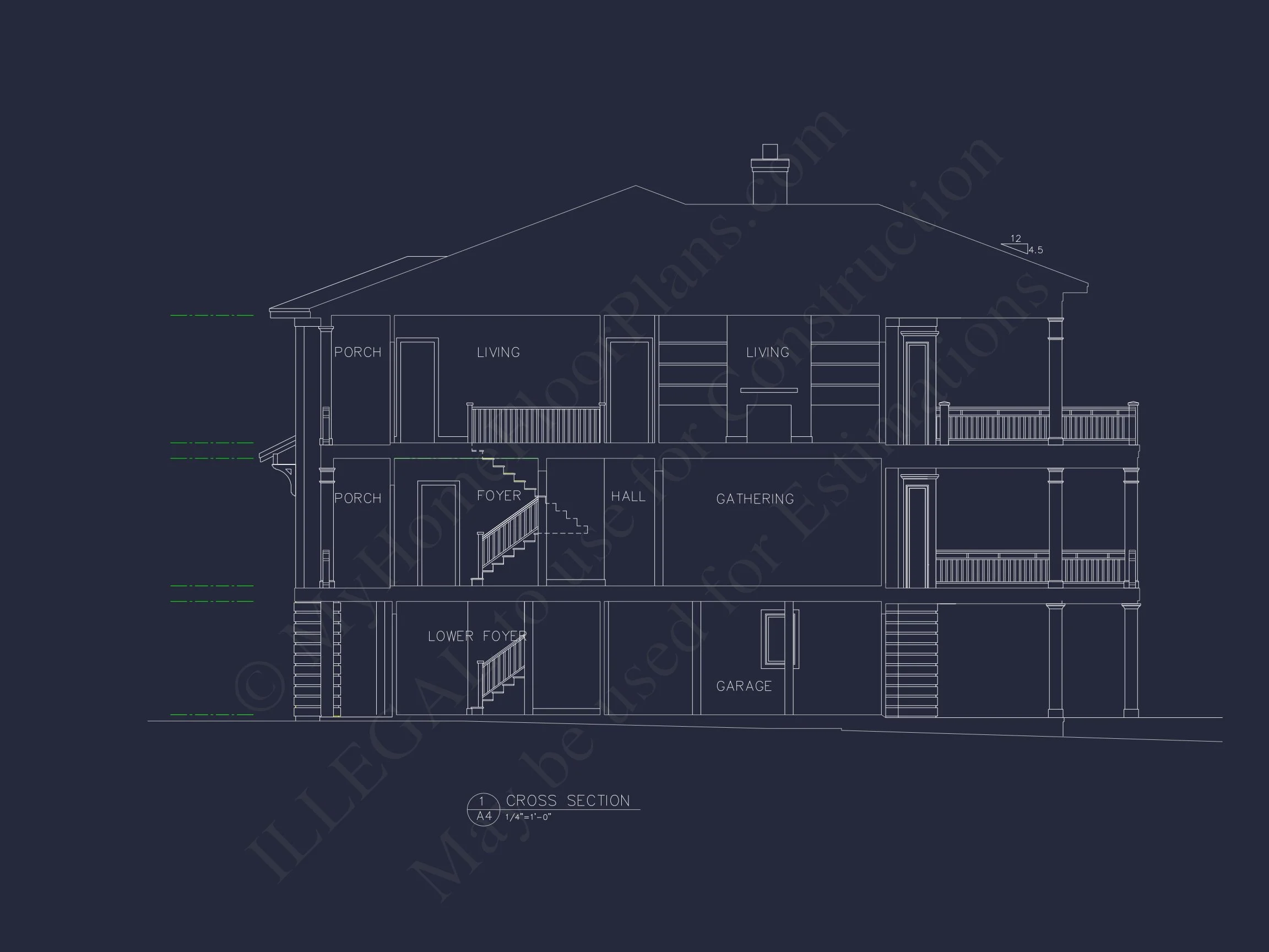 15-1339 HOUSE PLAN - Luxury House Plan with Oversized Garage, CAD, and Blueprint Design 6 Luxury house Plan with Oversized Garage, CAD, and Blueprint Design