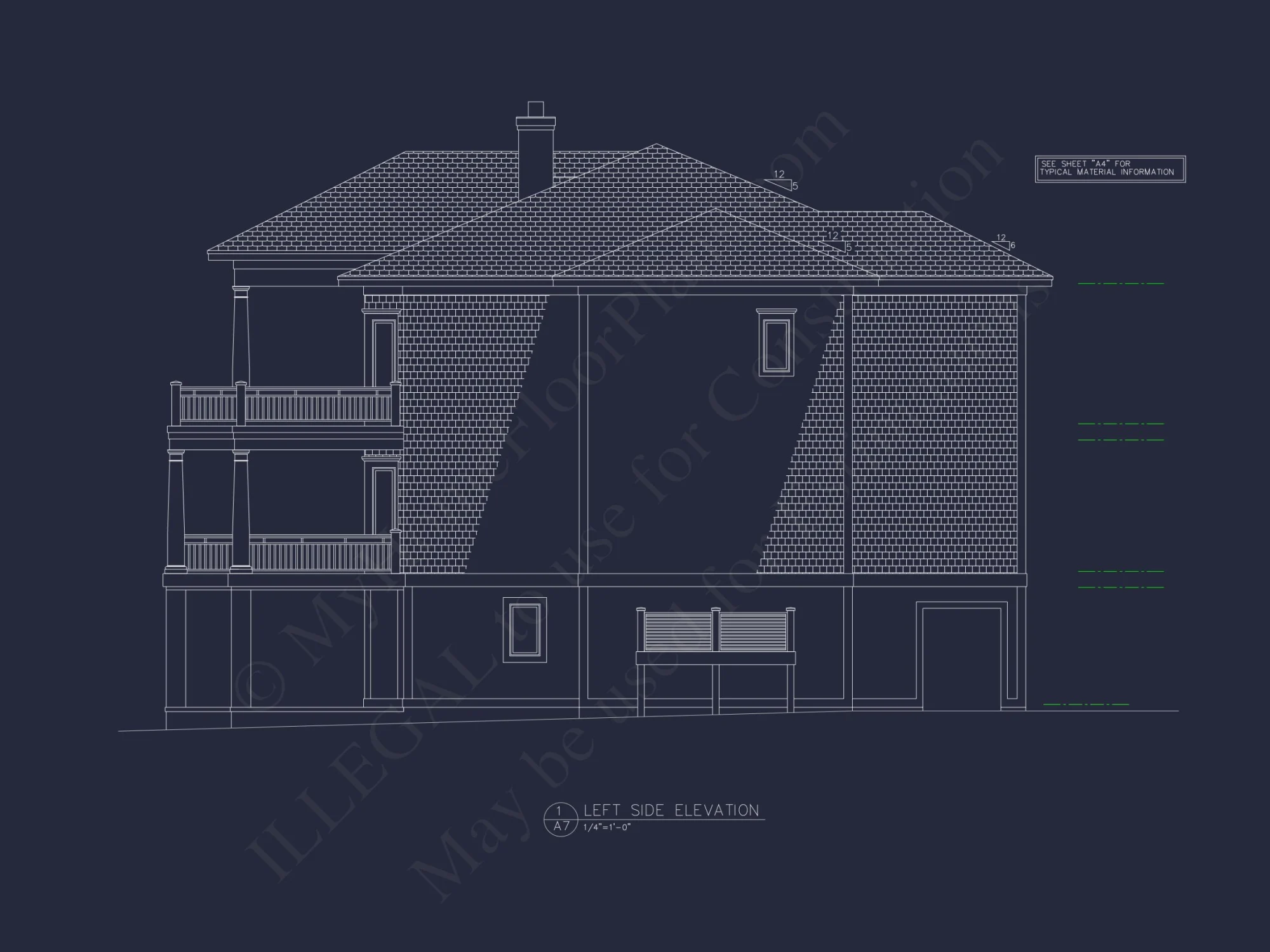 Luxury house Plan with Oversized Garage, CAD, and Blueprint Design