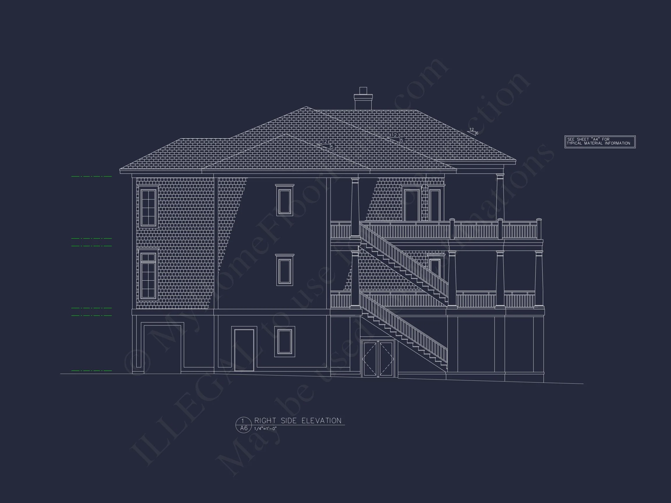 15-1339 HOUSE PLAN - Luxury House Plan with Oversized Garage, CAD, and Blueprint Design 4 Luxury house Plan with Oversized Garage, CAD, and Blueprint Design
