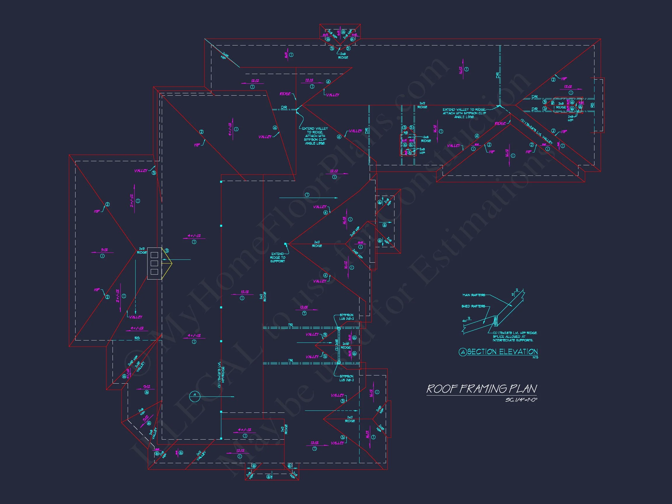 15-1167 HOUSE PLAN - European 3-Story 5-Bed House Plan: 5688 Sq Ft Blueprint 18 European 3-Story 5-Bed house Plan: 5688 Sq Ft Blueprint