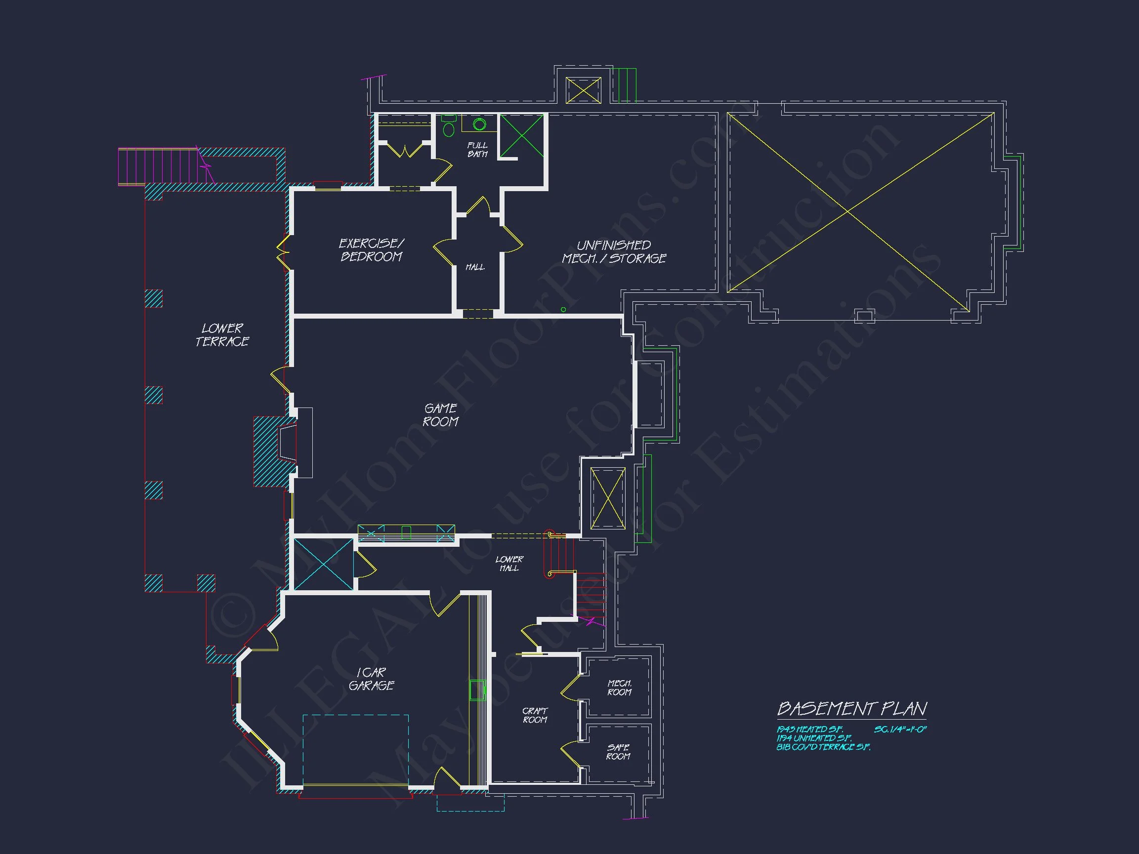 15-1167 HOUSE PLAN - European 3-Story 5-Bed House Plan: 5688 Sq Ft Blueprint 5 European 3-Story 5-Bed house Plan: 5688 Sq Ft Blueprint