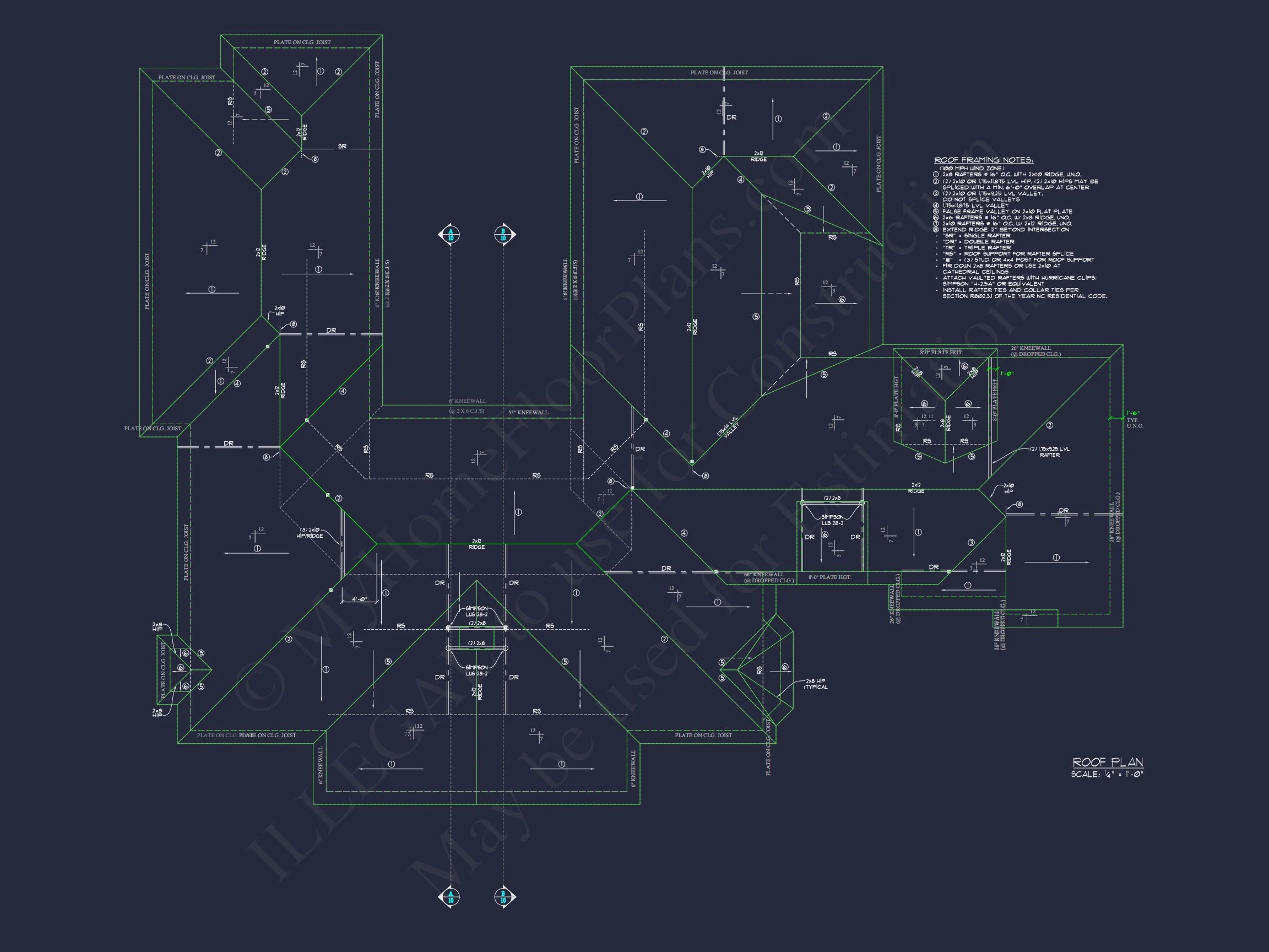 14-1990 HOUSE PLAN - Elegant House Design: Premium Floor Plan with CAD Blueprint 10 Elegant house Design: Premium Floor Plan with CAD Blueprint