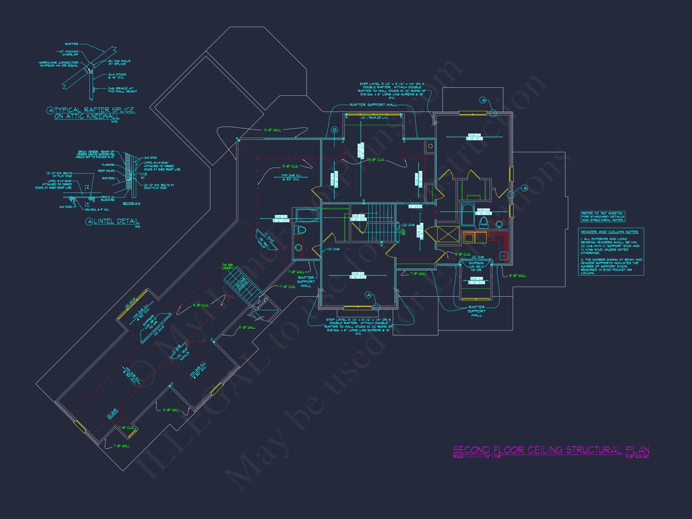 14-1935 HOUSE PLAN - Elegant House Plan with 2-Story CAD Designs & Blueprint 12 Elegant house Plan with 2-Story CAD Designs & Blueprint