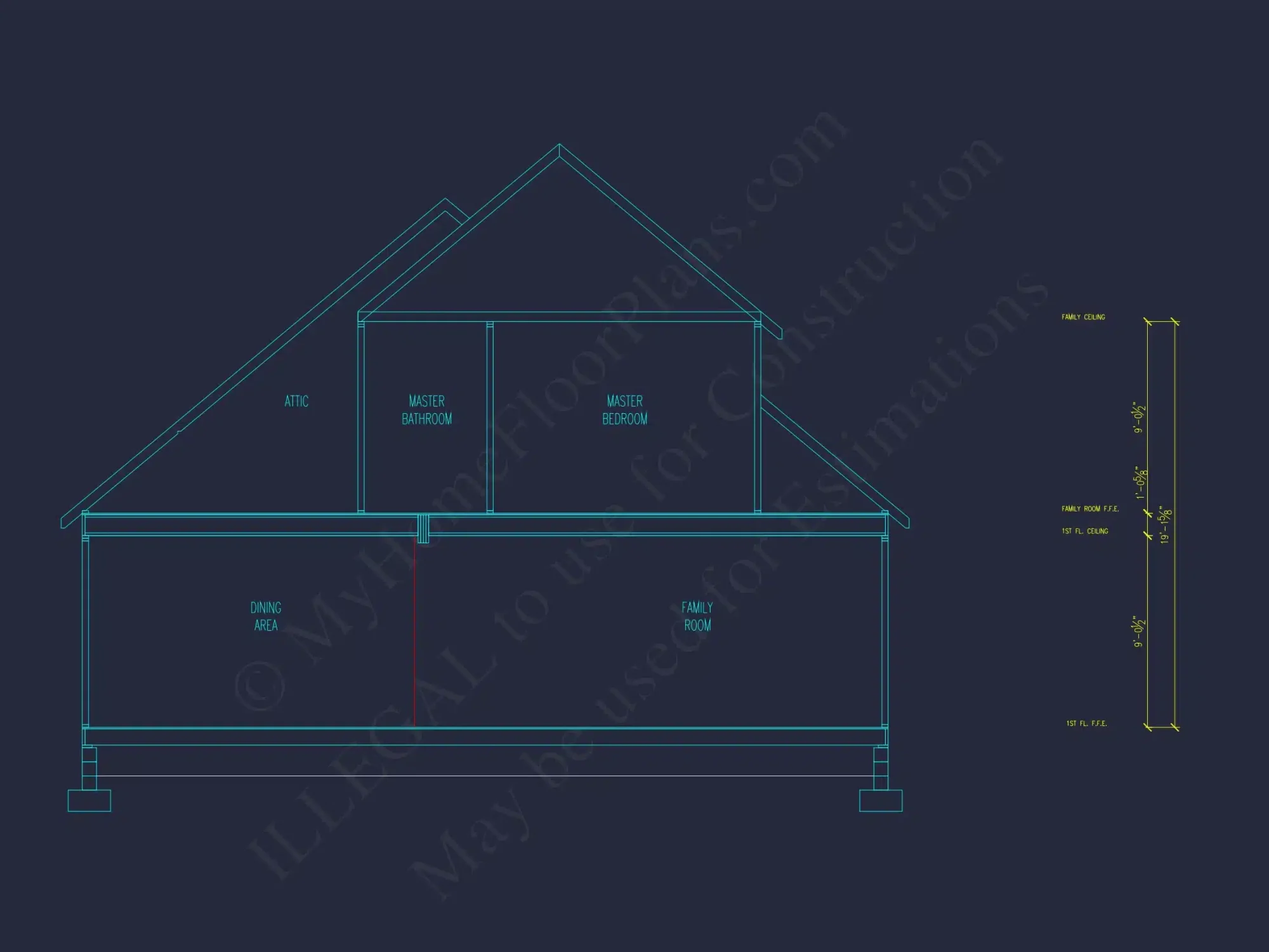 Custom Garage house Plan with Living Space