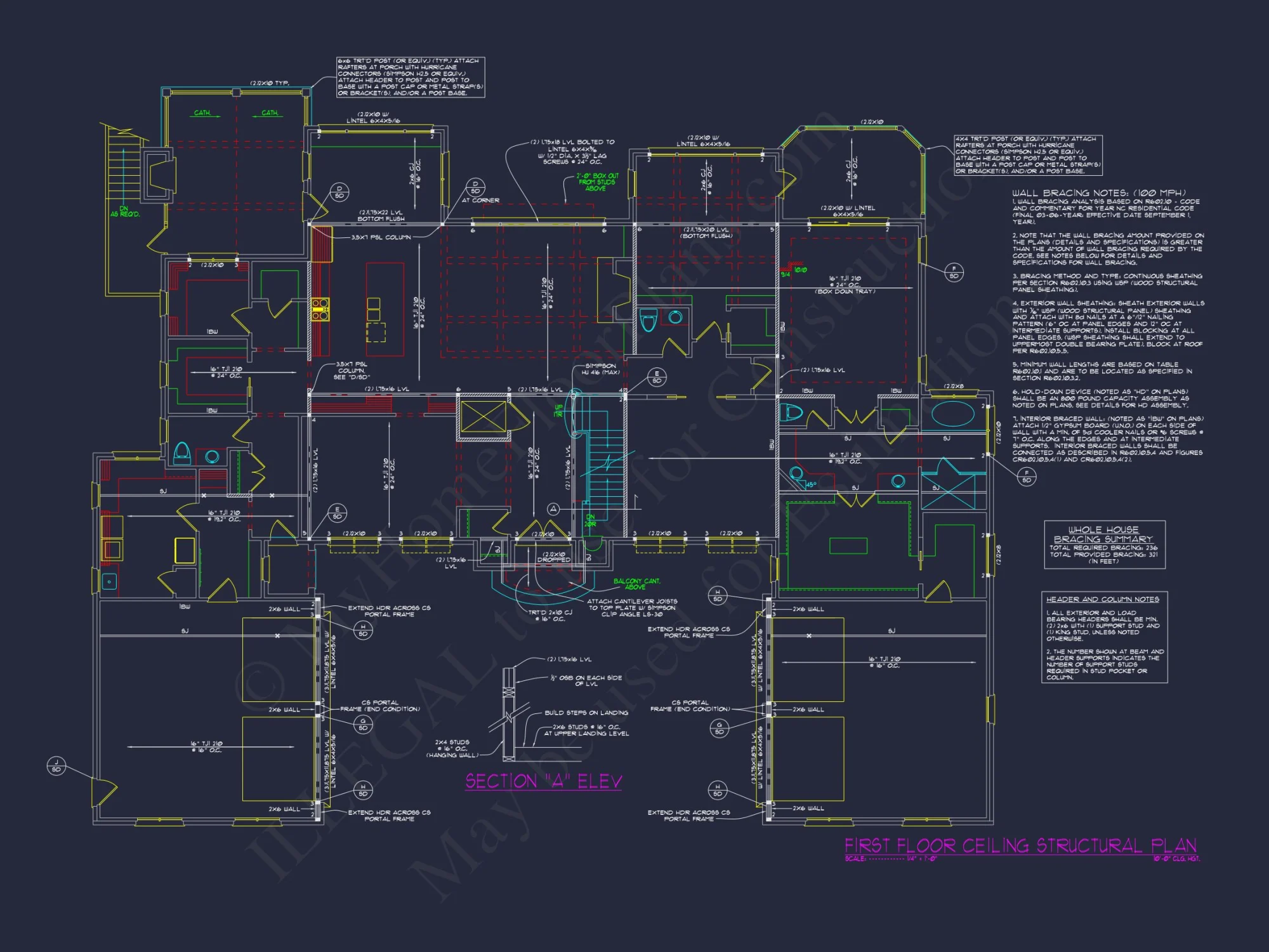 Luxe house Floor Plan with Architectural Designs and CAD Blueprint