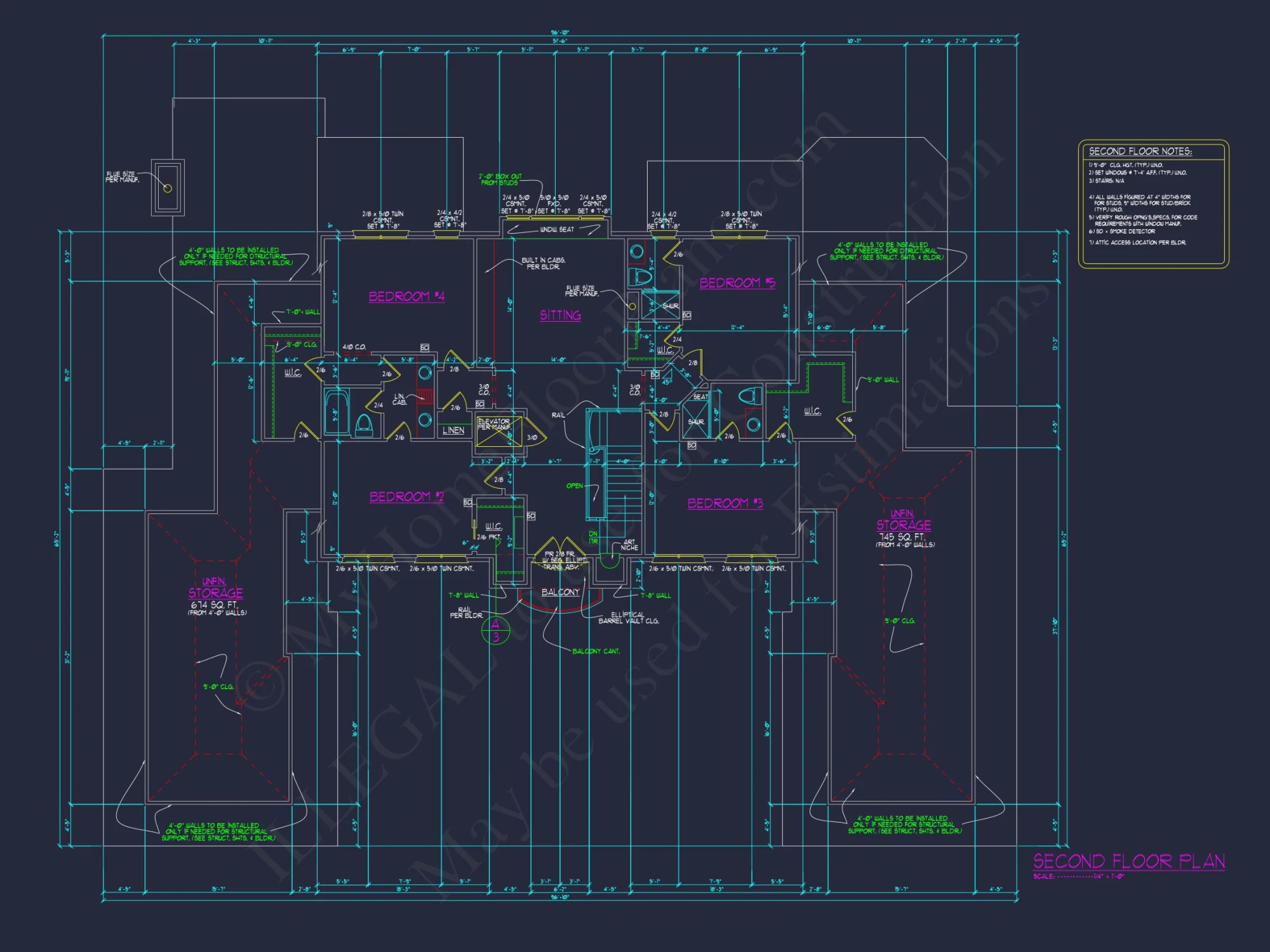 Luxe house Floor Plan with Architectural Designs and CAD Blueprint