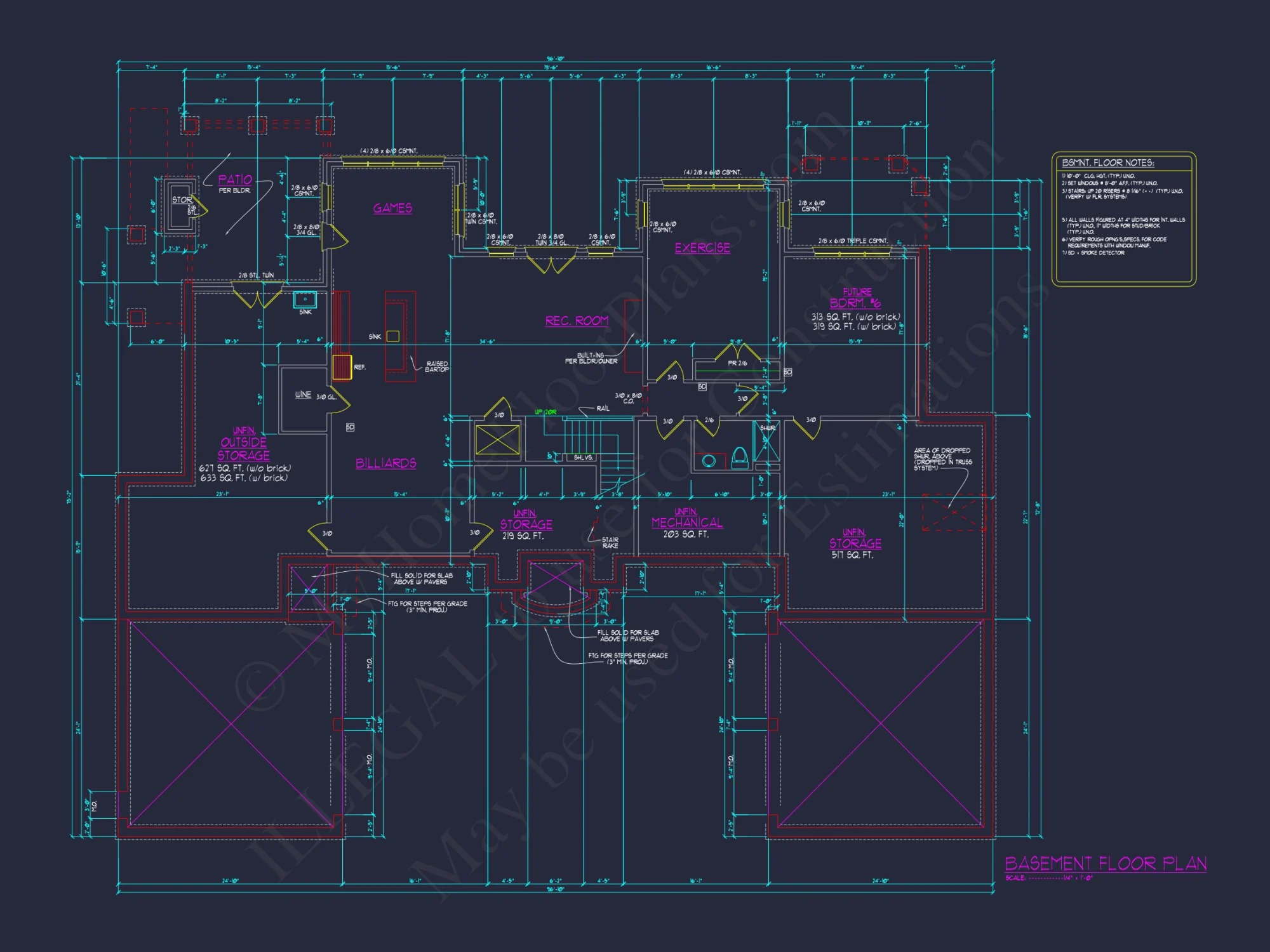 Luxe house Floor Plan with Architectural Designs and CAD Blueprint