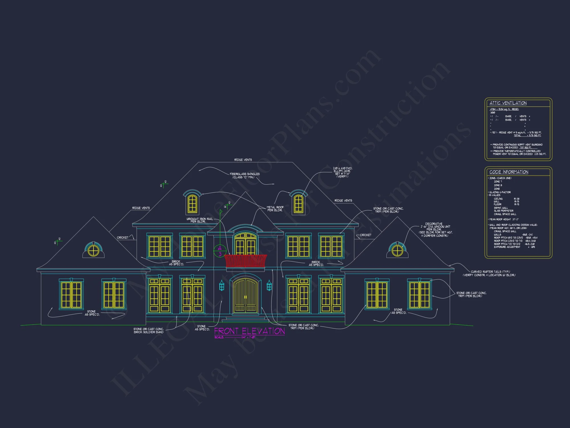 Luxe house Floor Plan with Architectural Designs and CAD Blueprint