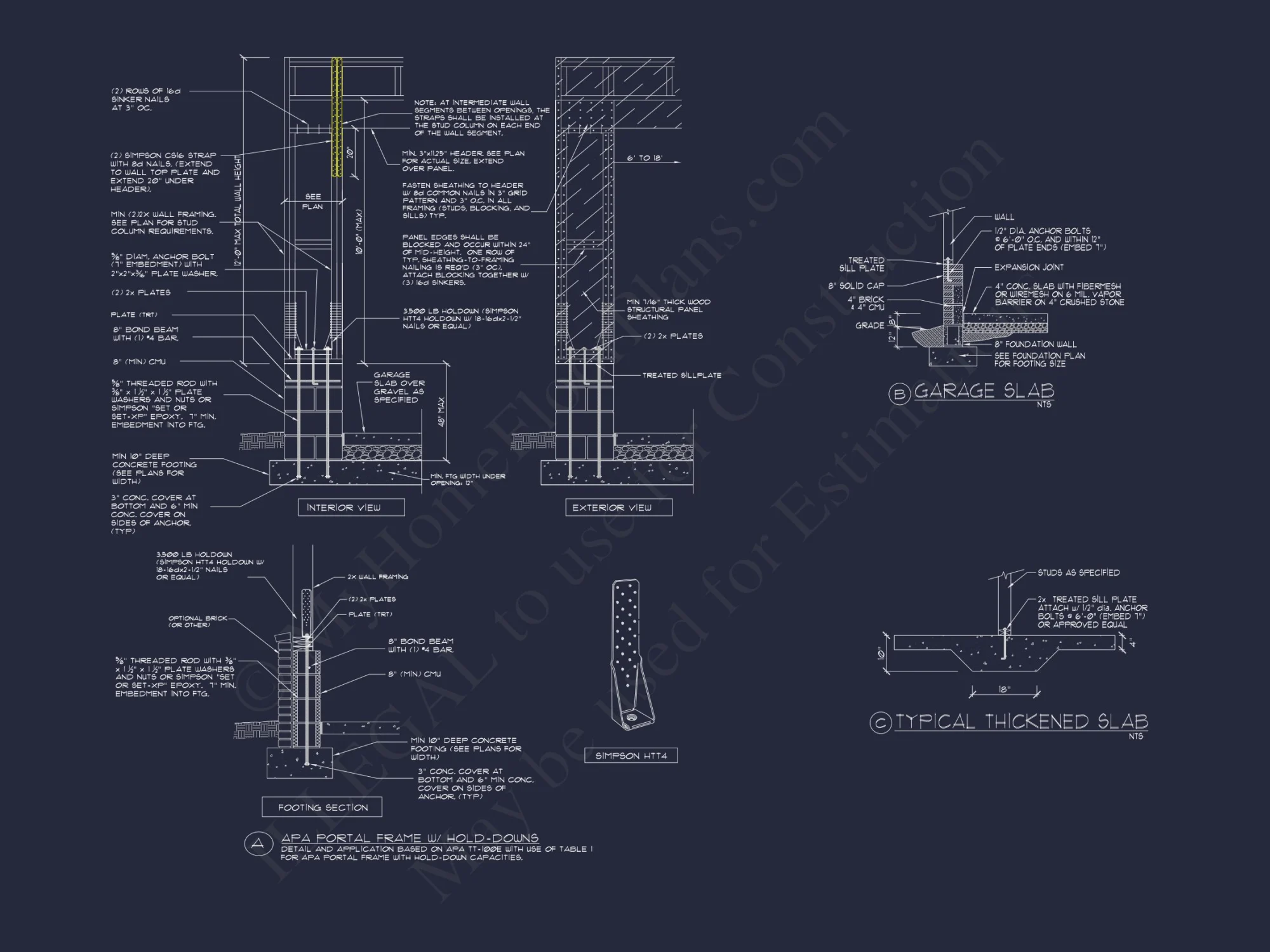 2 Story house Design CAD Blueprint